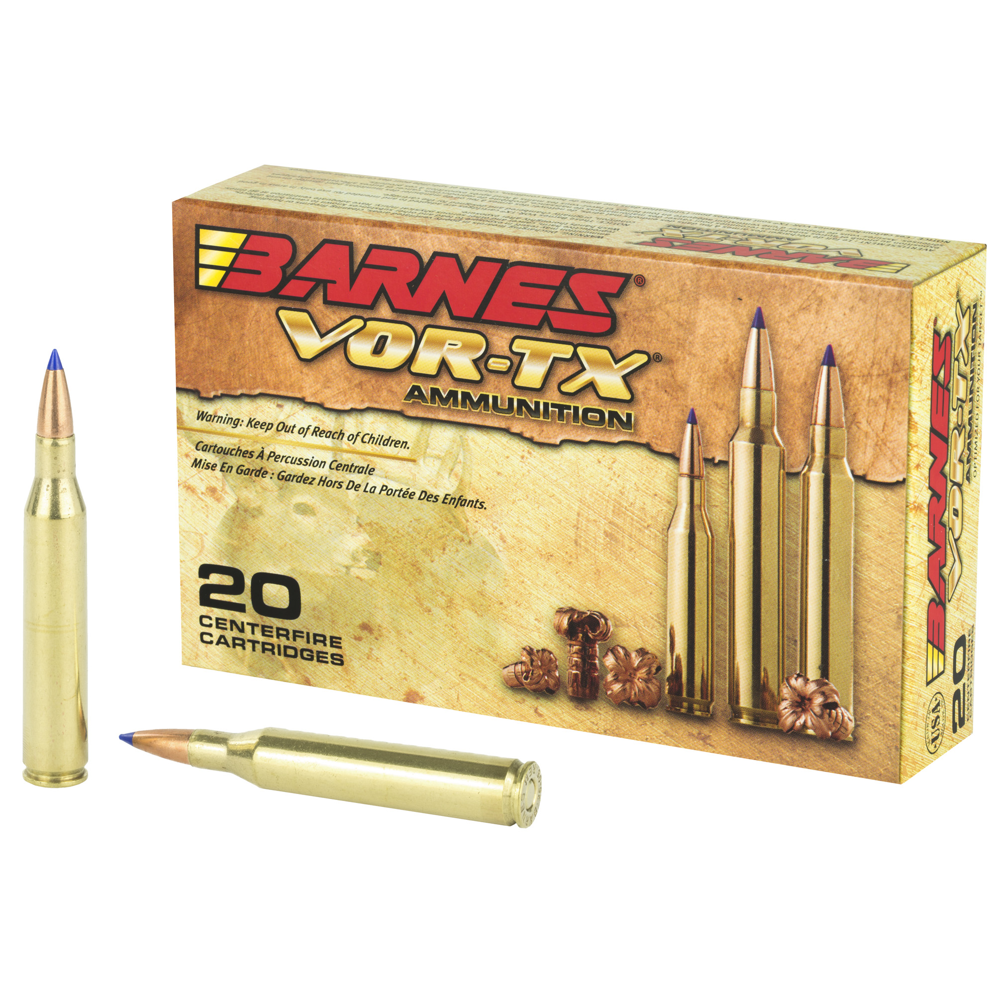 Barnes Vor-tx 25-06 Rem 100GR Ttsx Bt 20 Round Box