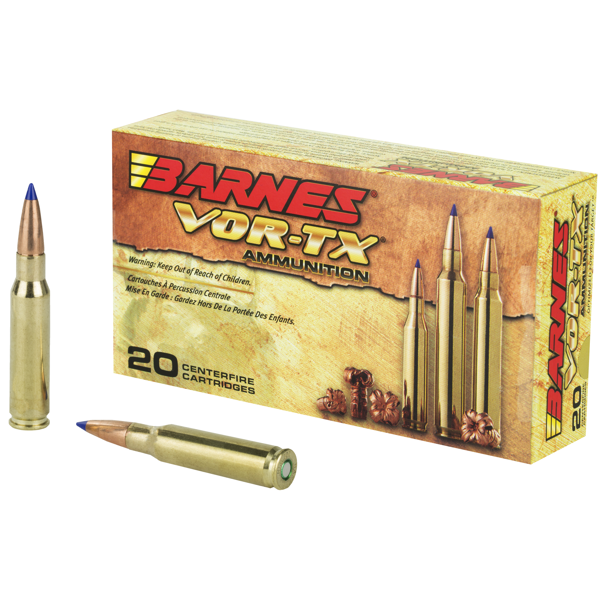 Barnes Bullets/bullseye .308 Winchester 150gr – 20rd