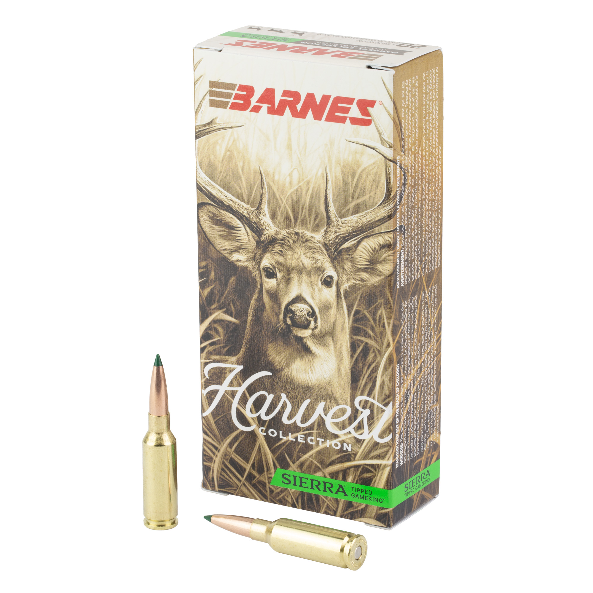 Barnes Harvest 6MM Arc 100GR Sierra Tipped Gameking 20 Rounds