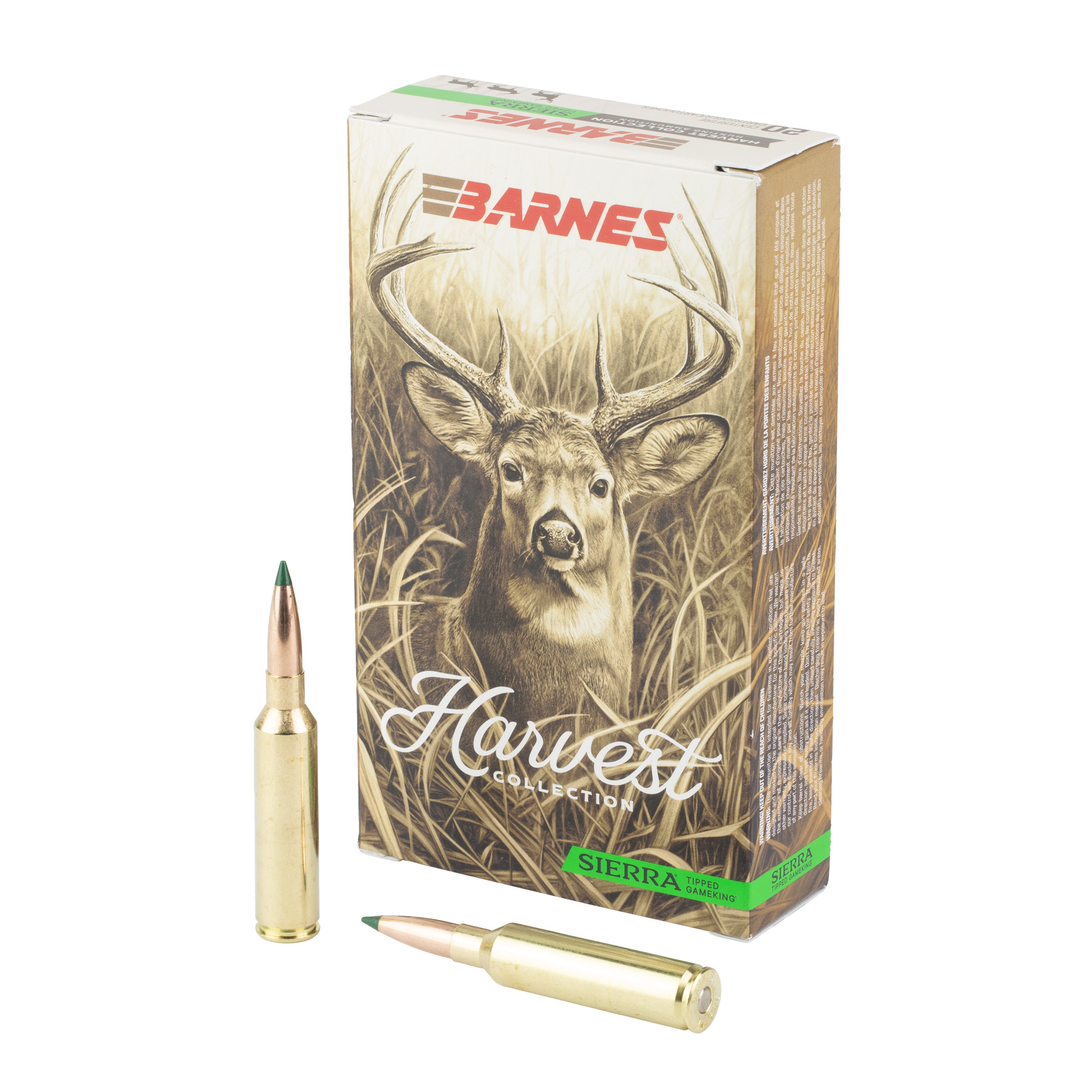 Barnes Harvest 7MM Prc 180GR Sierra Tipped Gameking 20 Rounds