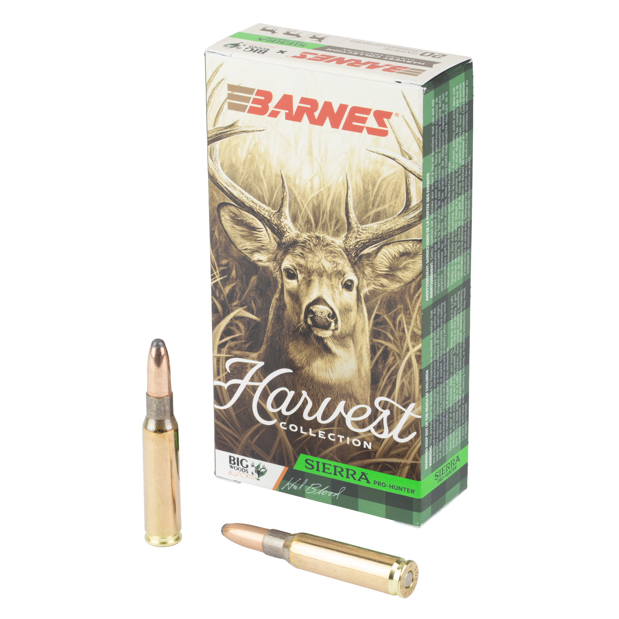 Barnes Harvest Collection 308 Win 180GR Rn 20 Rounds Ammo