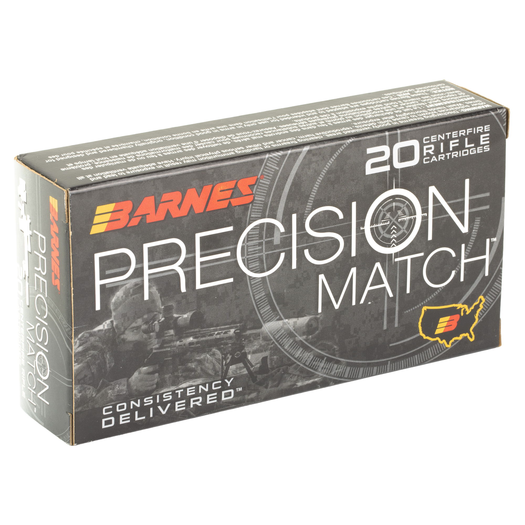 Barnes Precision Match 6.5 Creedmoor 140 Grain 20/ROUND - Image 2