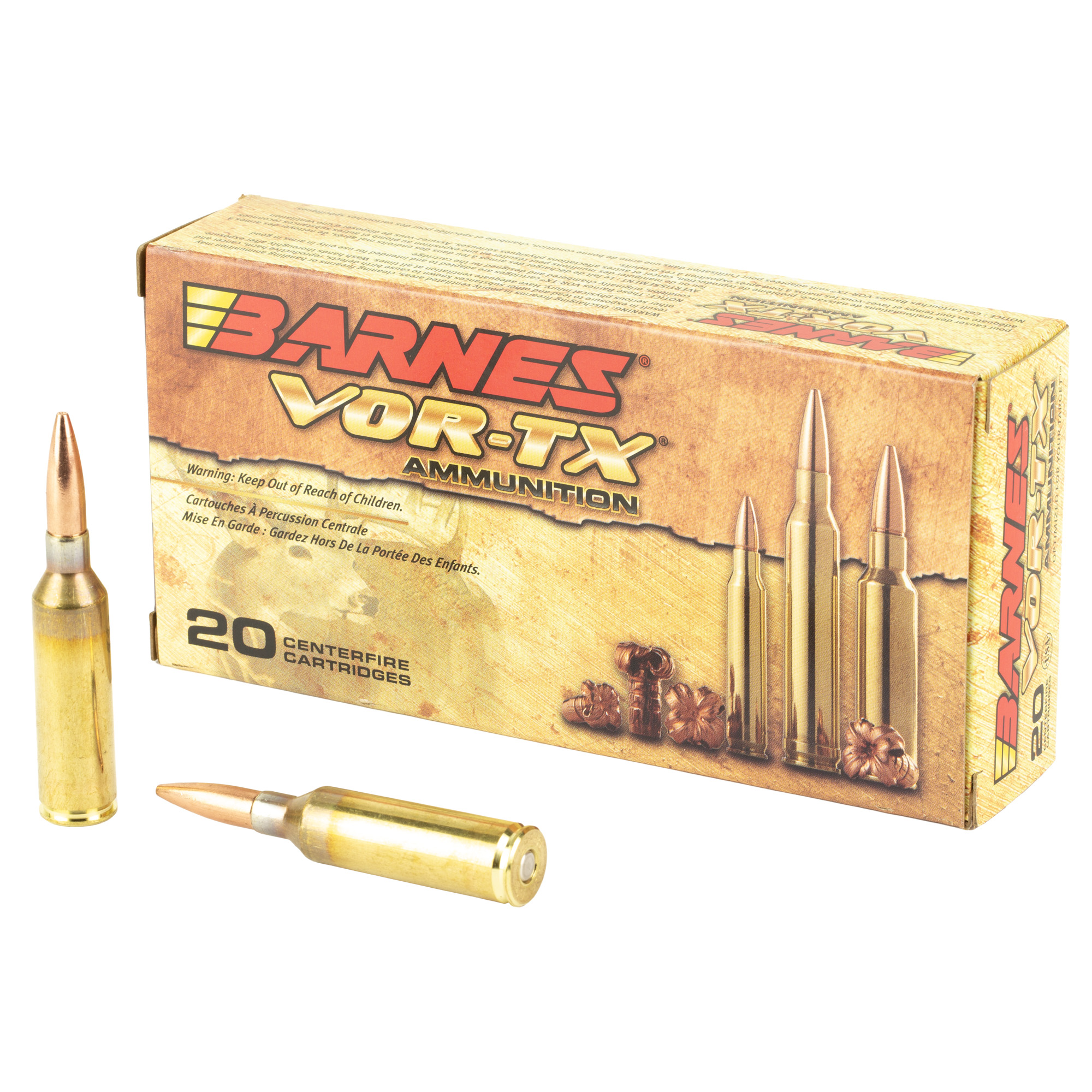 Barnes Bullets/bullseye 6.5 PRC 130gr TSX – 20rd