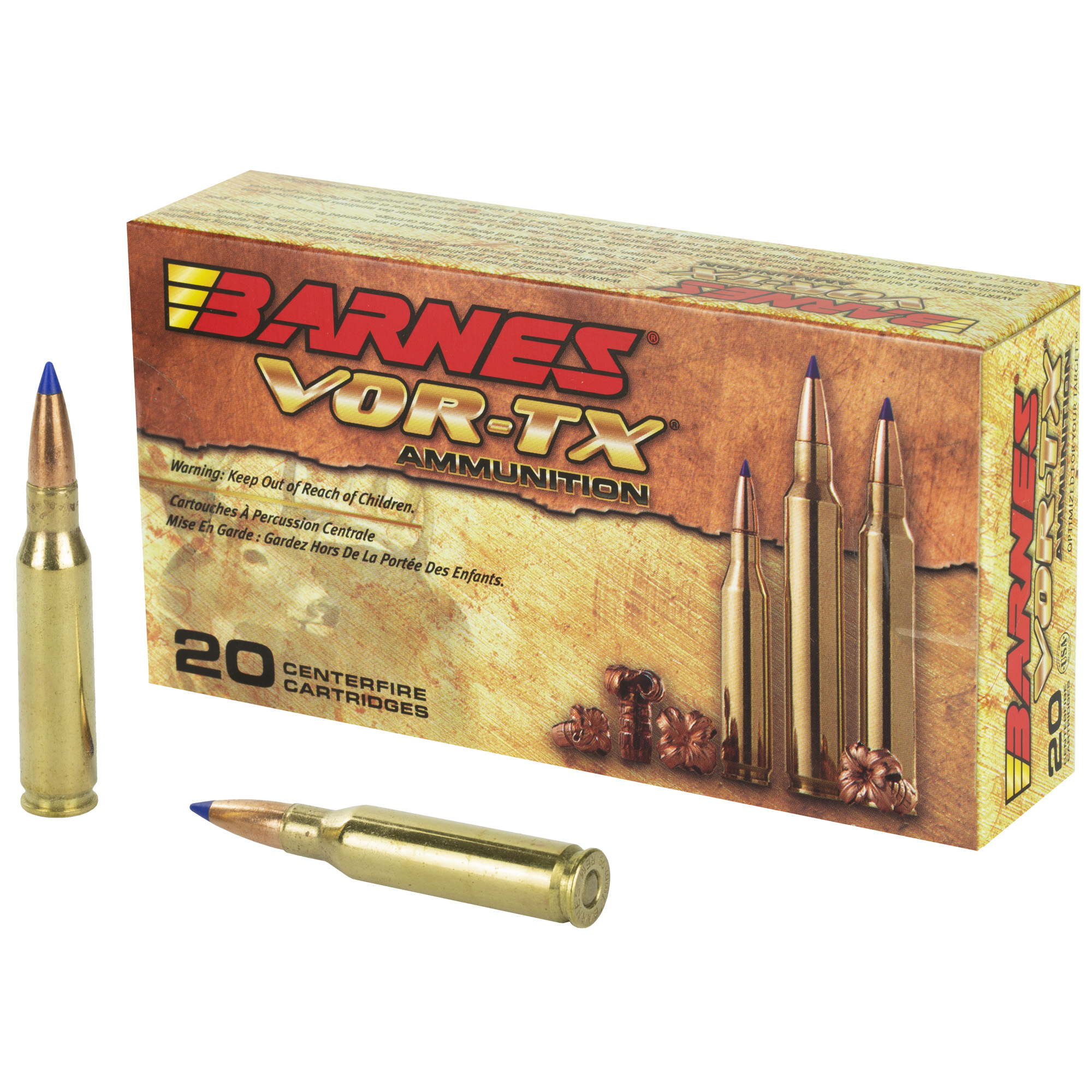 Barnes Vor-tx 7MM-08 120GR Ttsx Boat Tail 20 Round Box