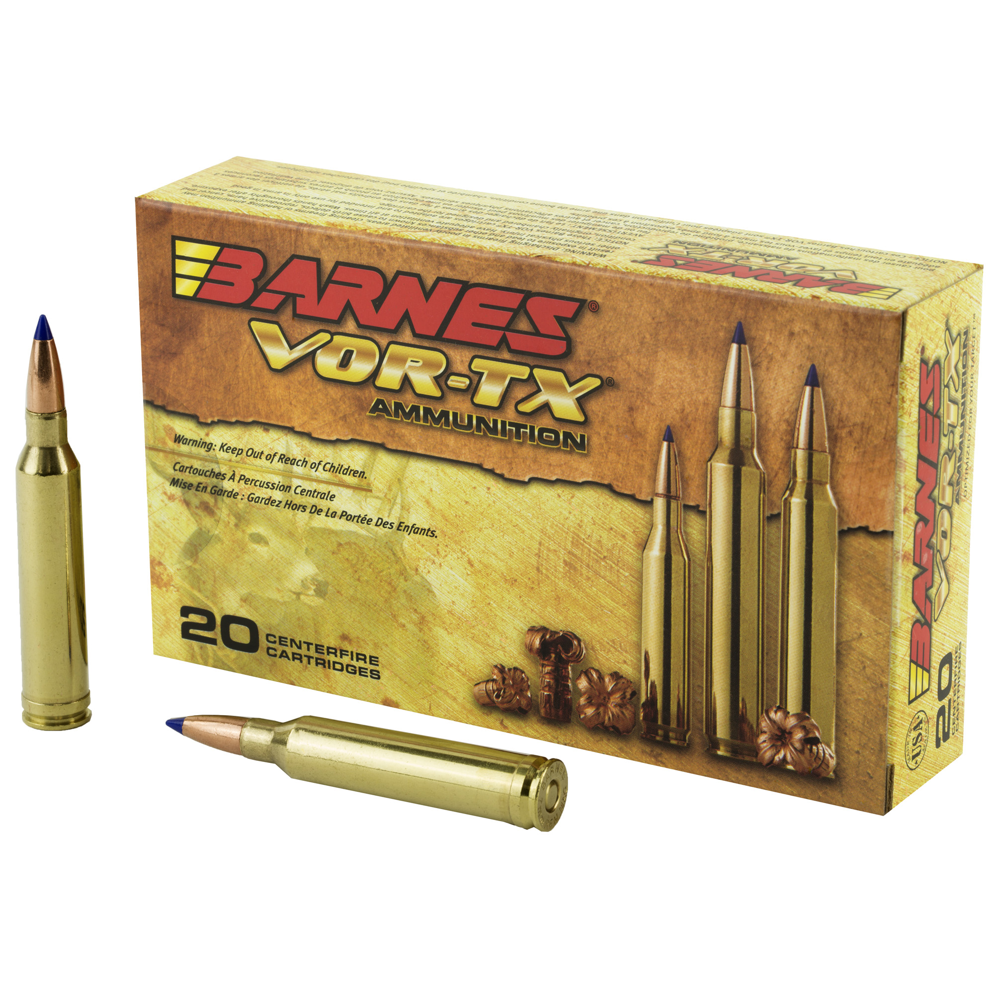 Barnes Vor-tx Ammo 7MM Rem Mag 140GR Ttsx Bt 20 Rd