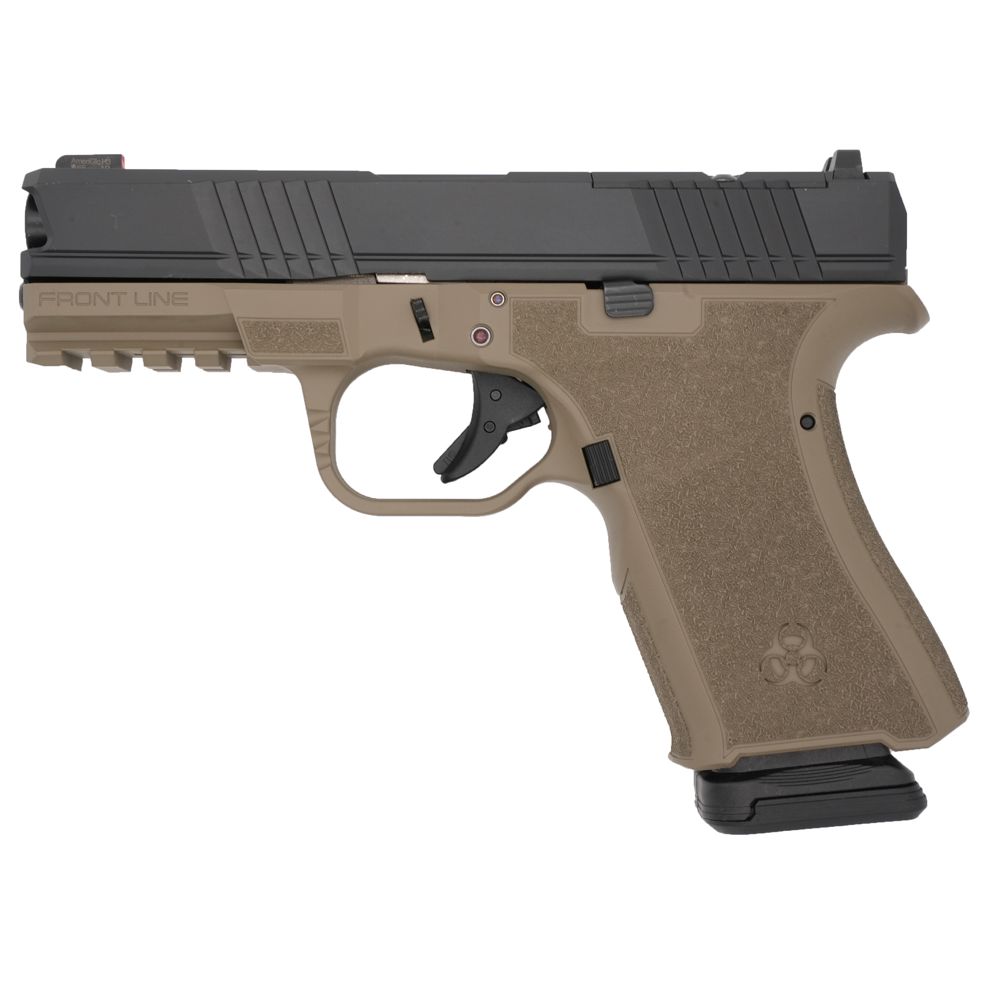 Black Rain Ordnance Frontline 9MM 15RD Fde/blk