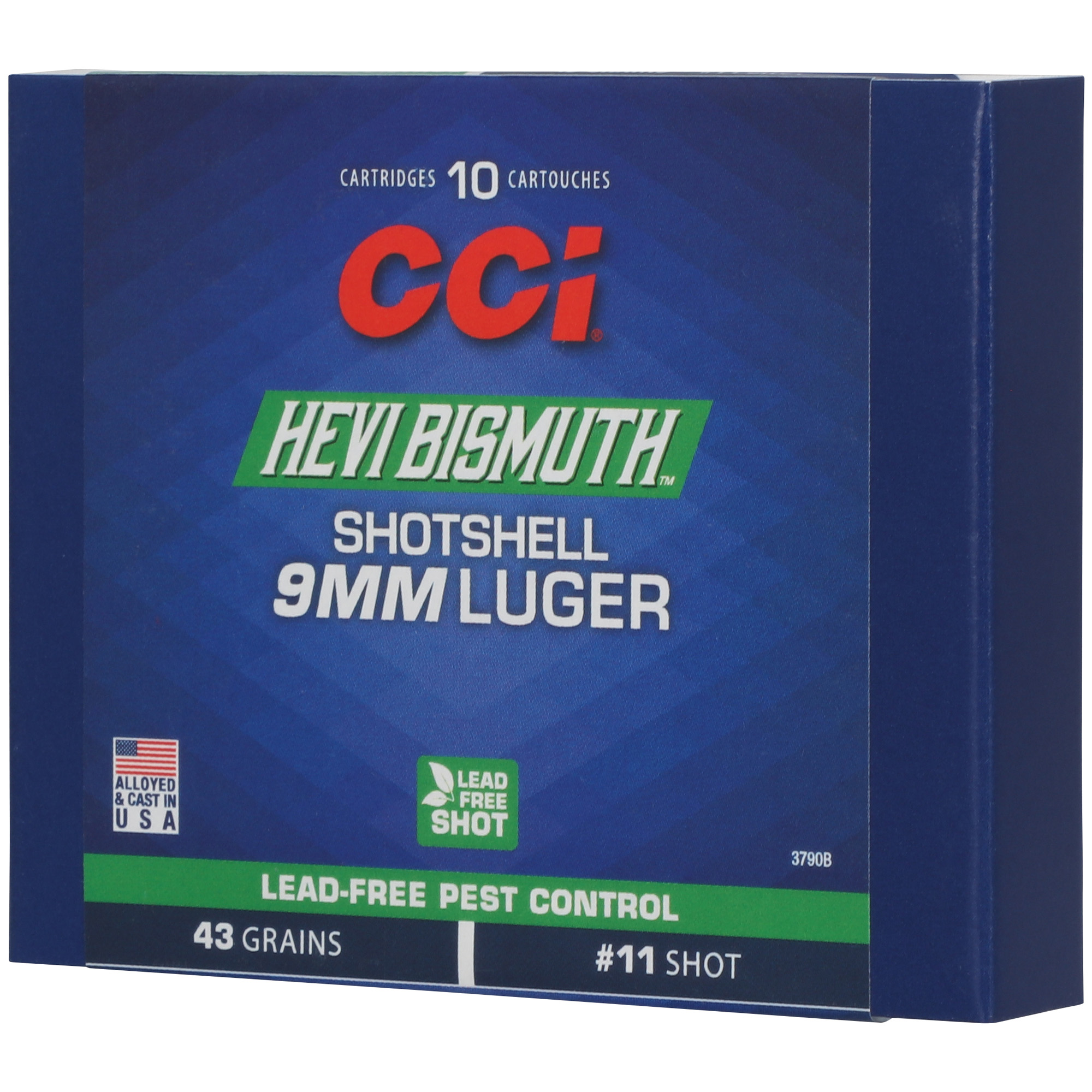 Cci 9MM Luger Bismuth Shotshell Ammo 10 Rd.