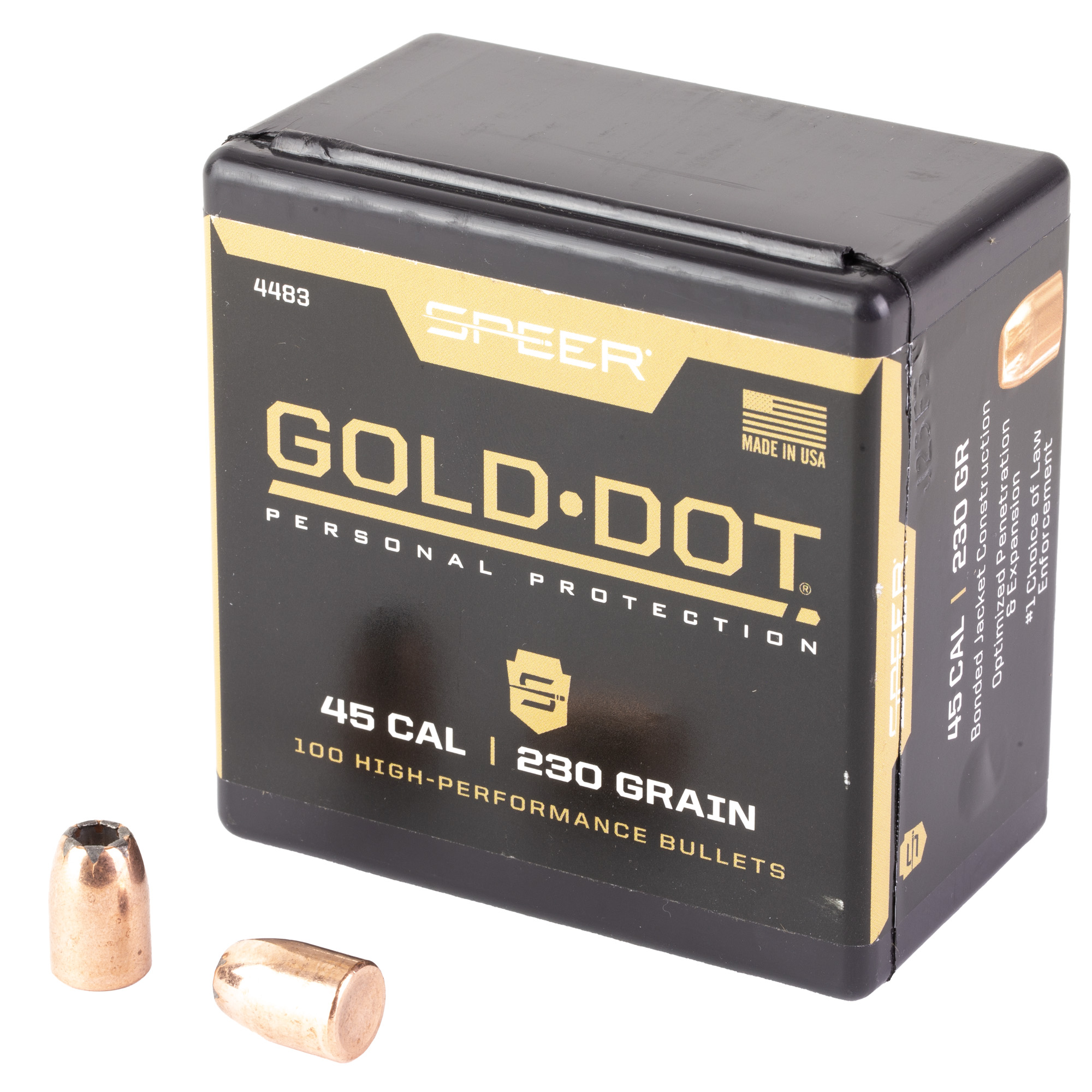 Speer Gold Dot 45 Cal 230 Gr Hollow Point 100 Rounds