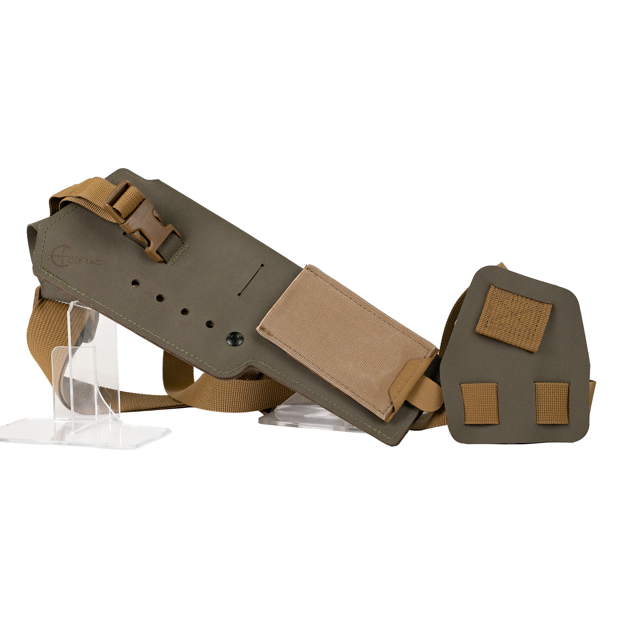 Cole-tac Varmint Wrangler Xl Pistol Holder Chest Ranger Green