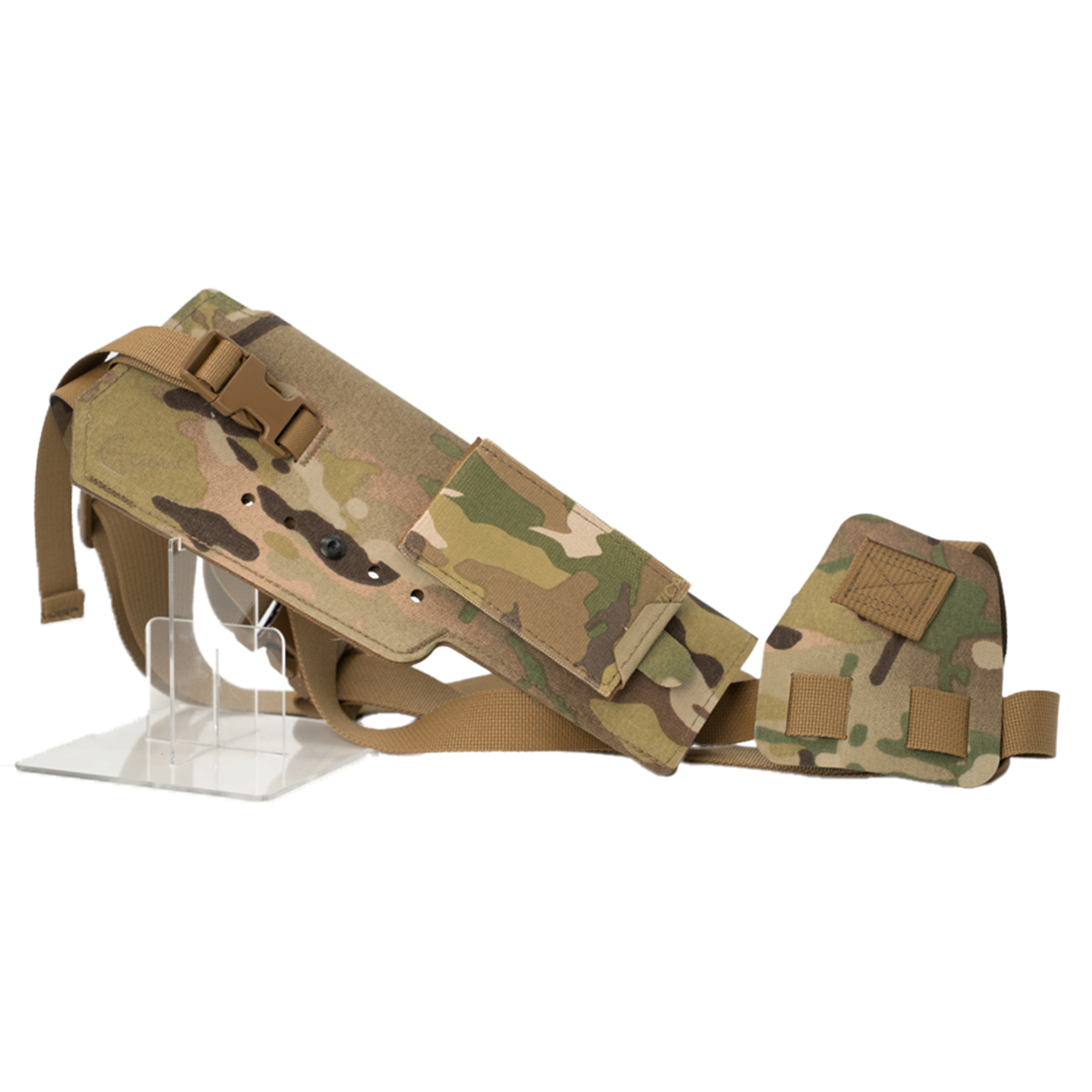 Cole-tac Varmint Wrangler Xl Chest Holster Multi-cam Right Hand