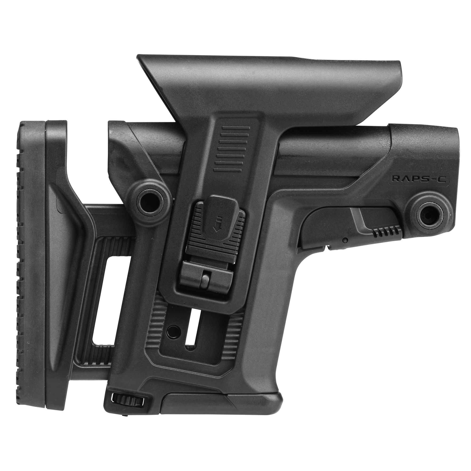 Fab Defense Raps Collapsible Black Stock - Image 2