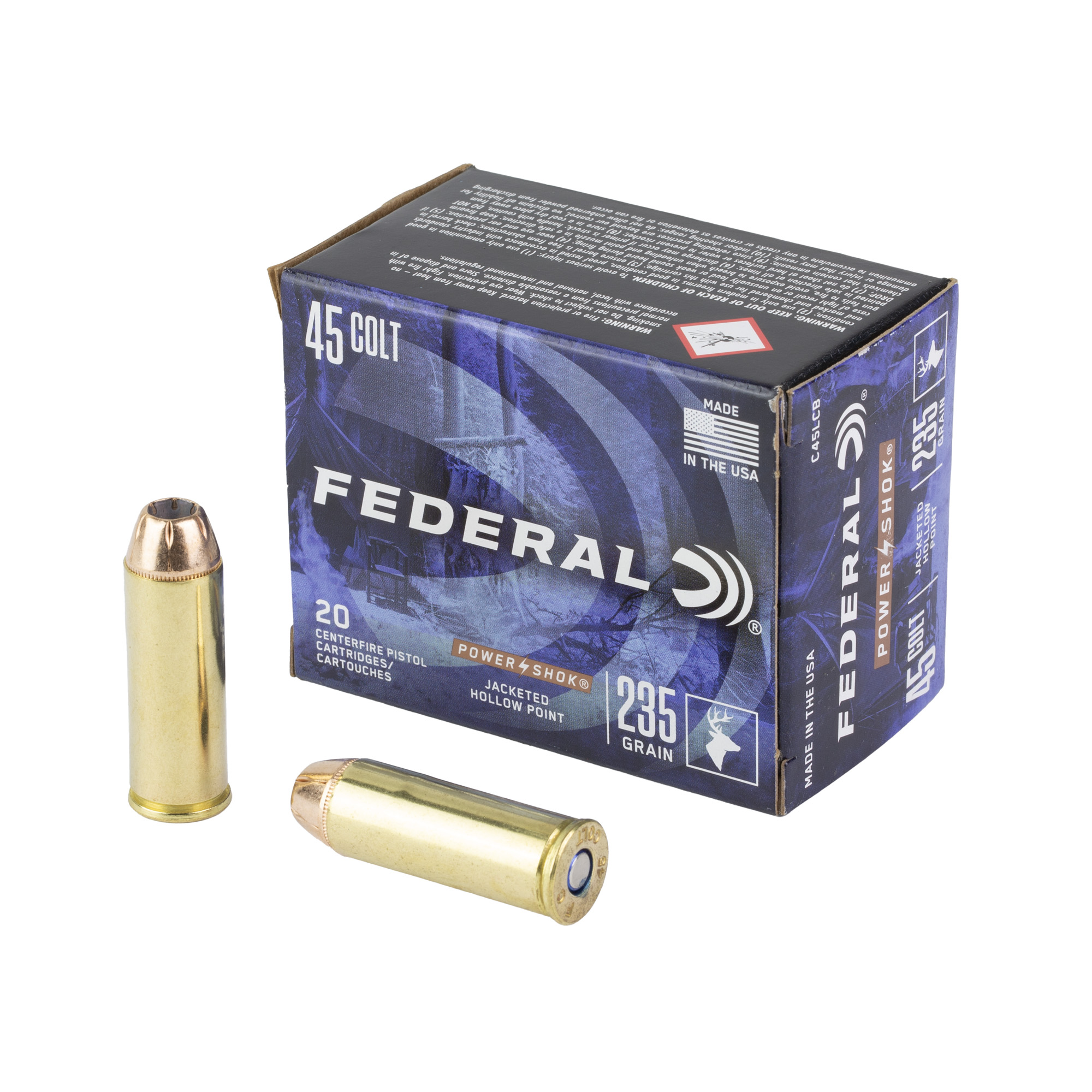 Federal Cartridge 45C 235 Power-shok Jhp 20/10