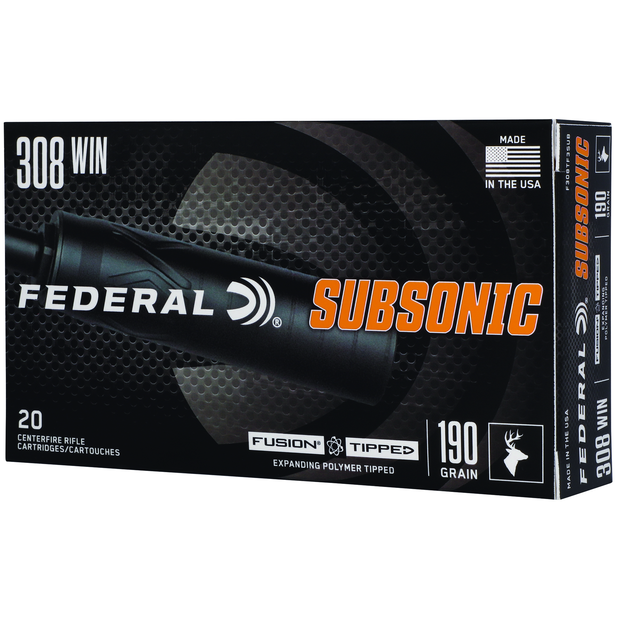 Federal F308TF3SUB 308 190 Fusion 20/10