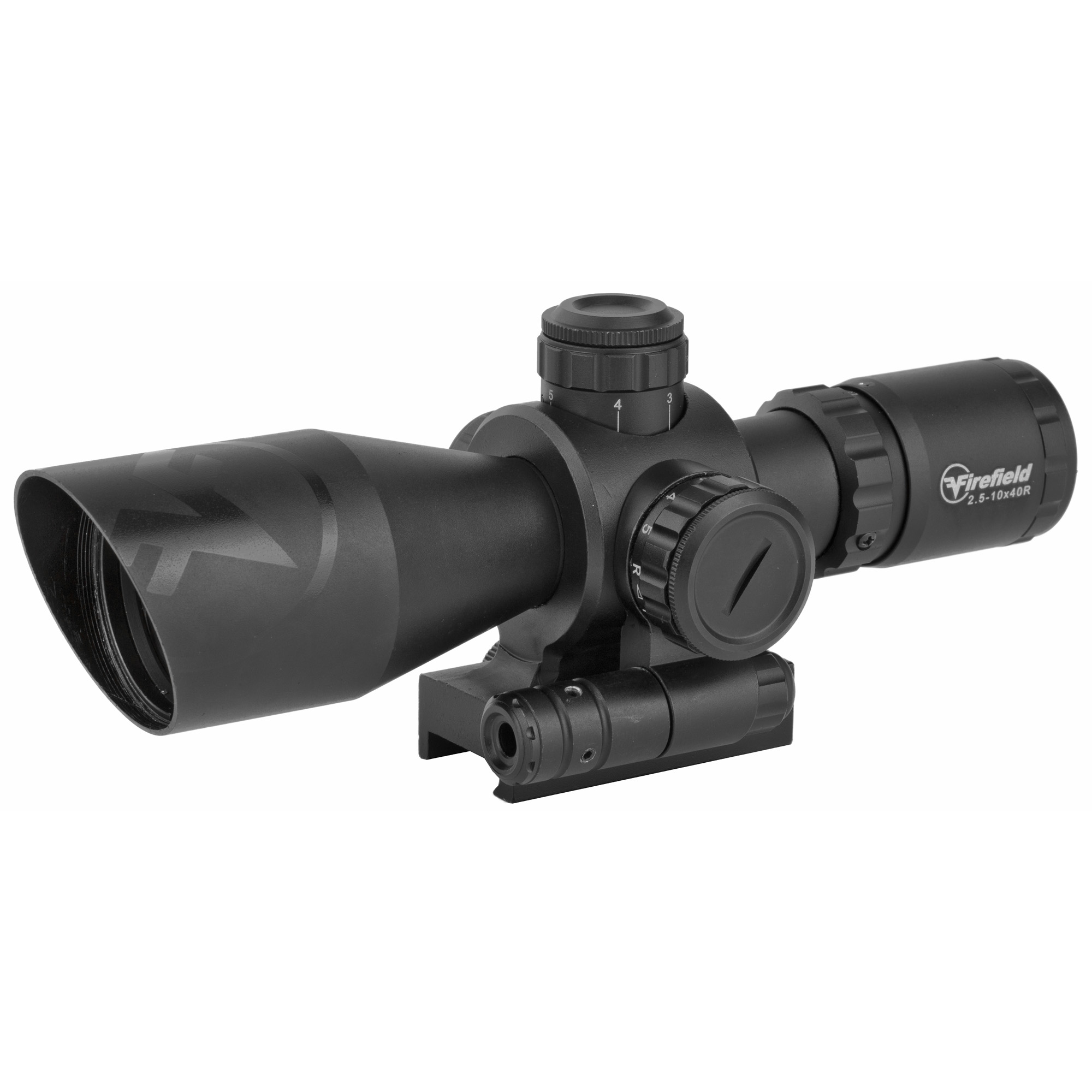 Firefield Barrage 2.5-10X40 Riflescope With Red Laser