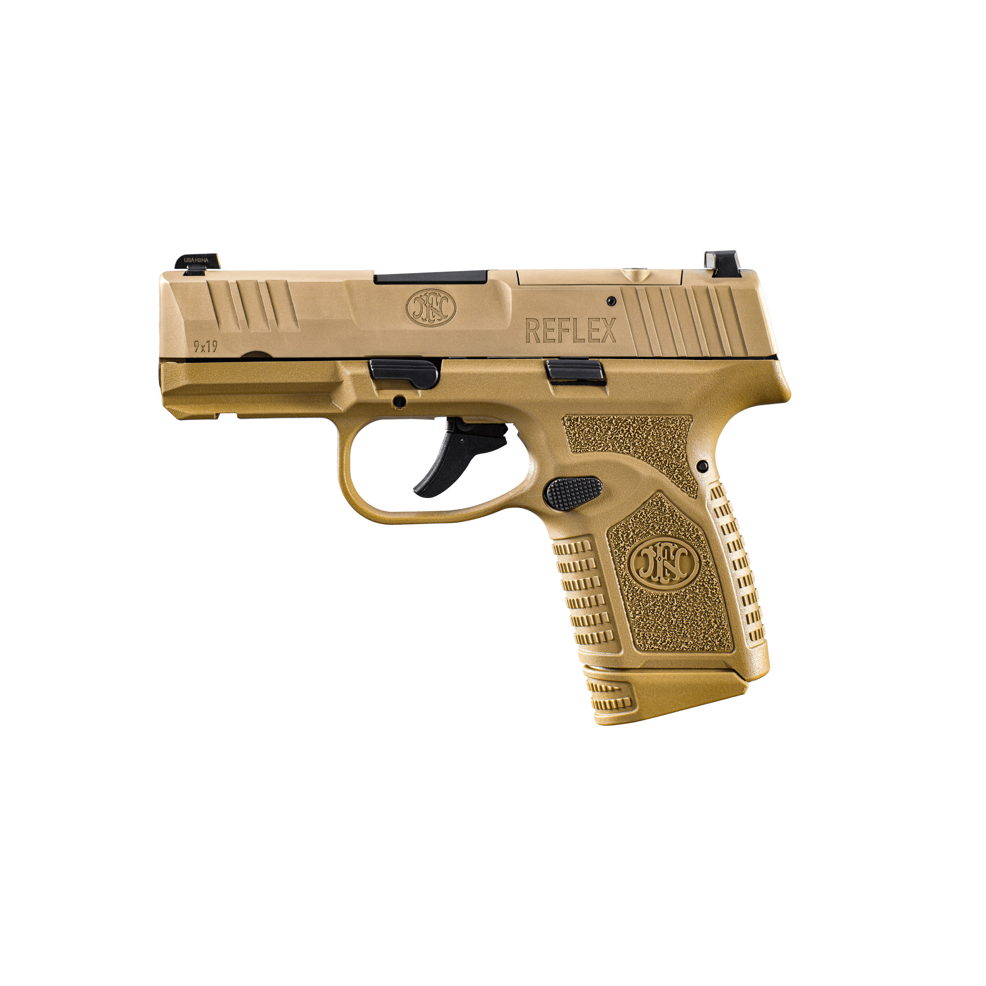 Fnm Reflex Mrd 9MM Ms Fde 10RD