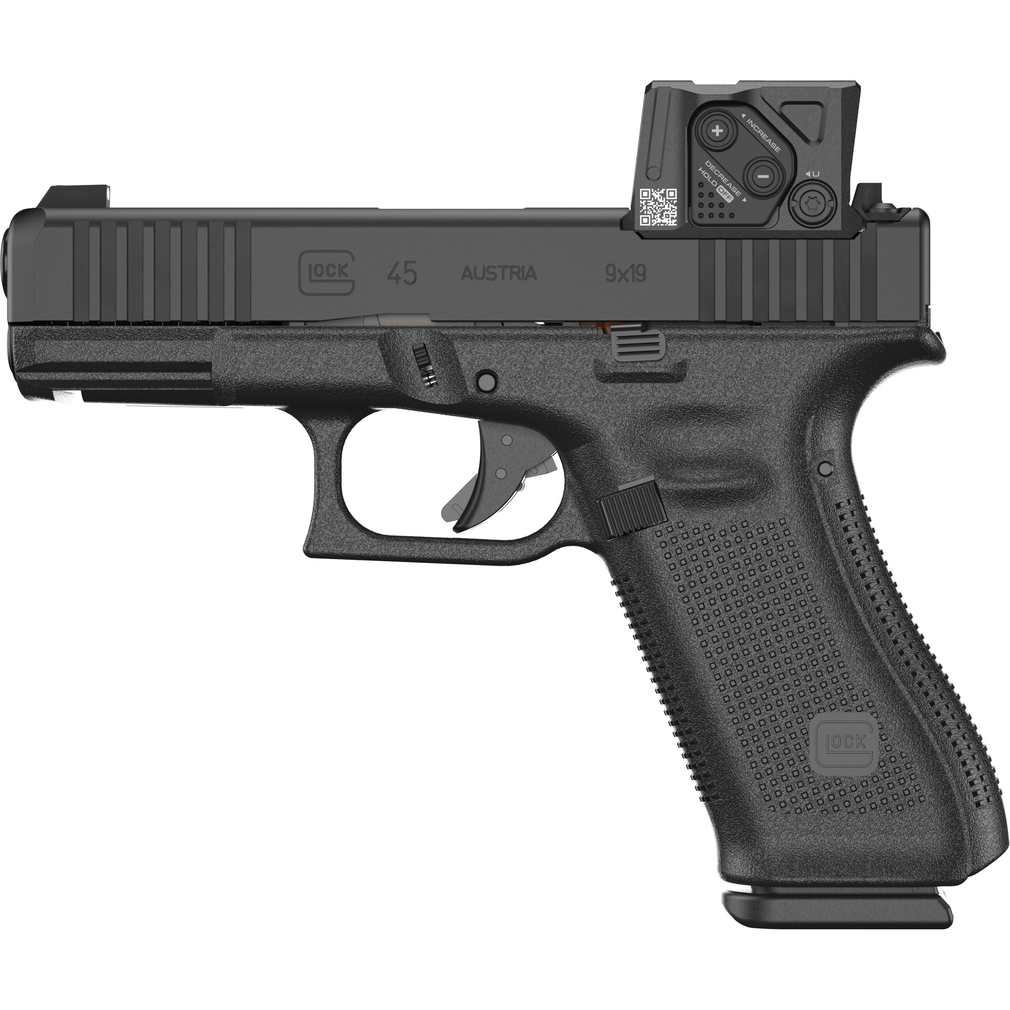 Glk 45 9MM 17R MOS8 Coa Ampt