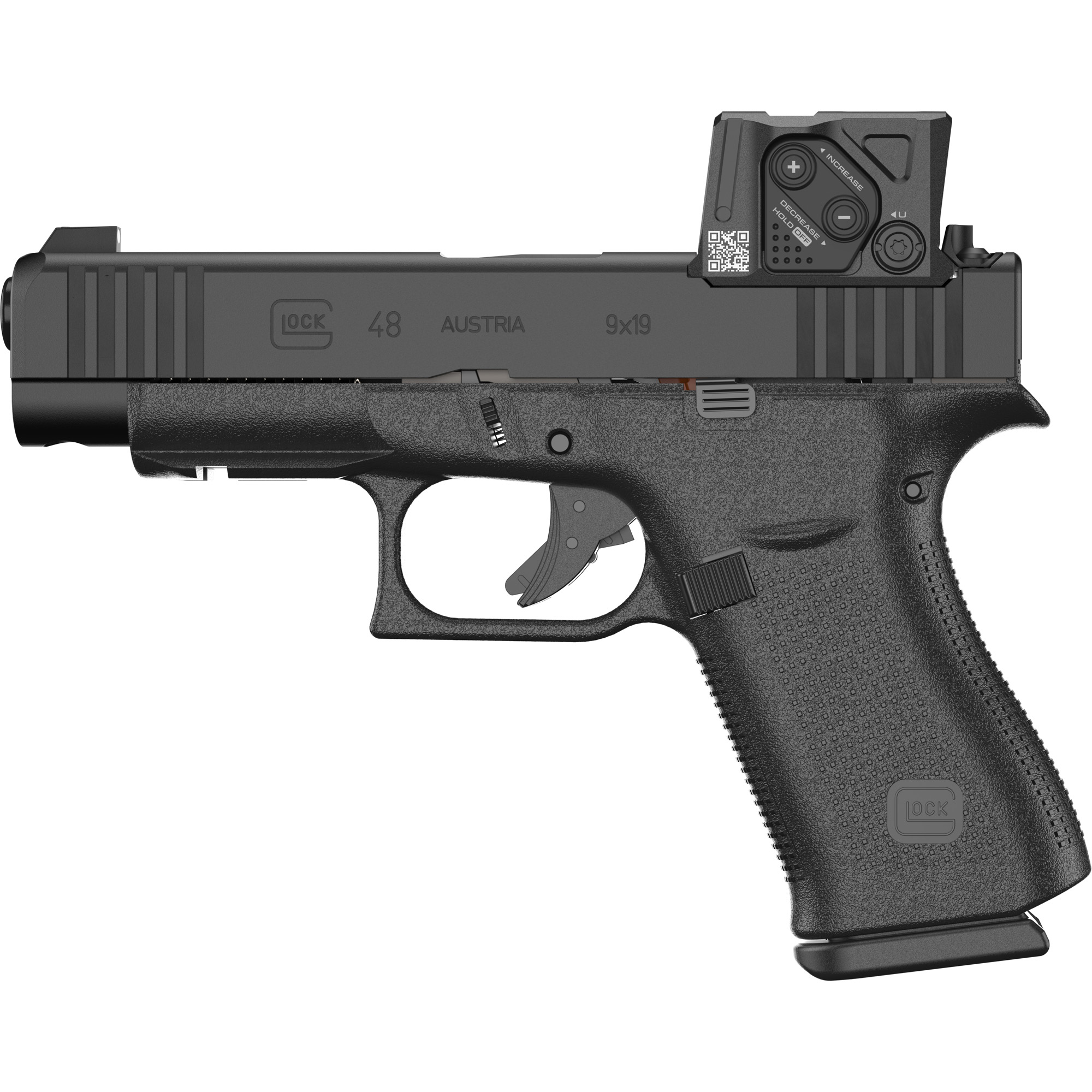 Glk 48 9MM 10R MOS8 Coa Ampt