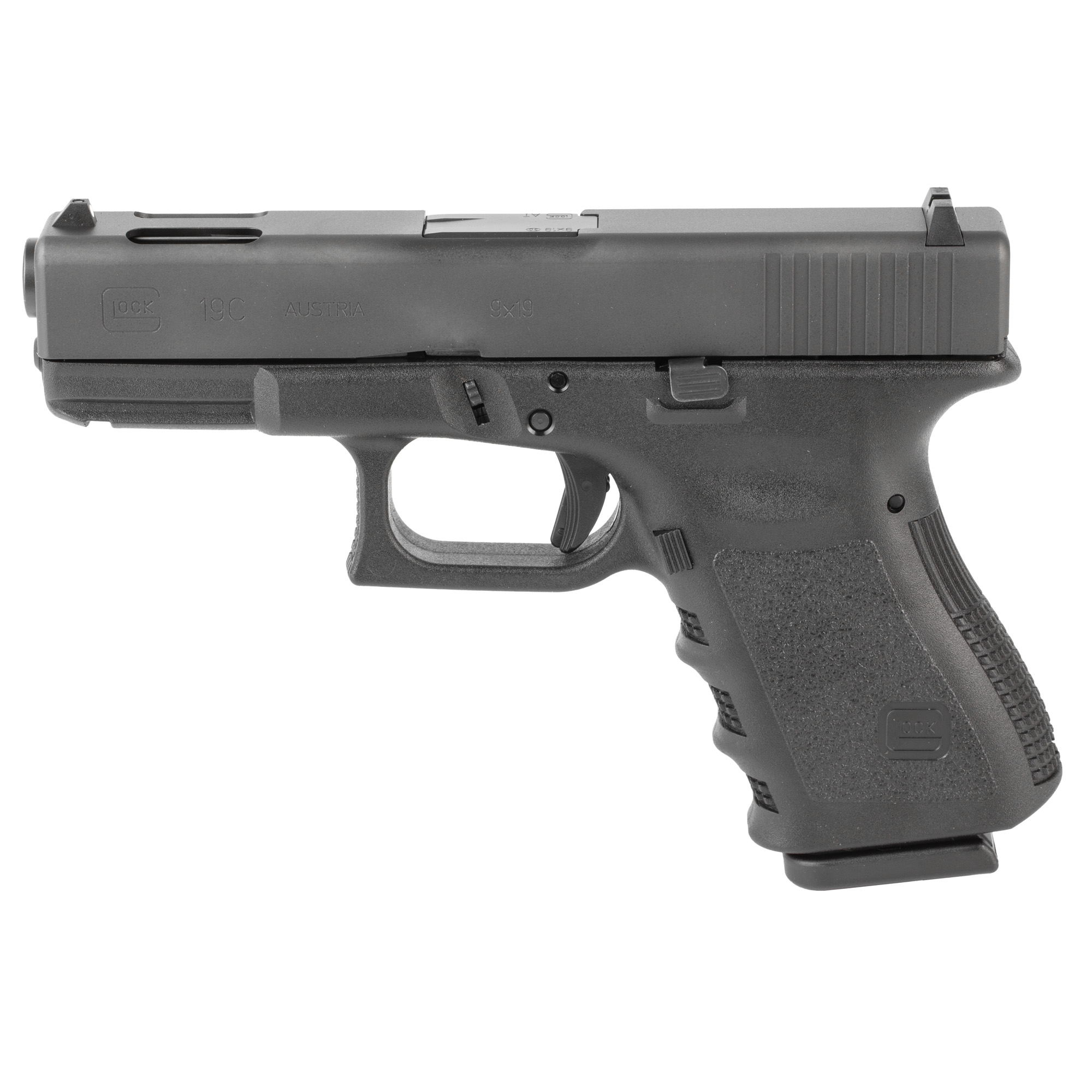 Glk 19C G3 9MM 10RD Fs Prt Tl