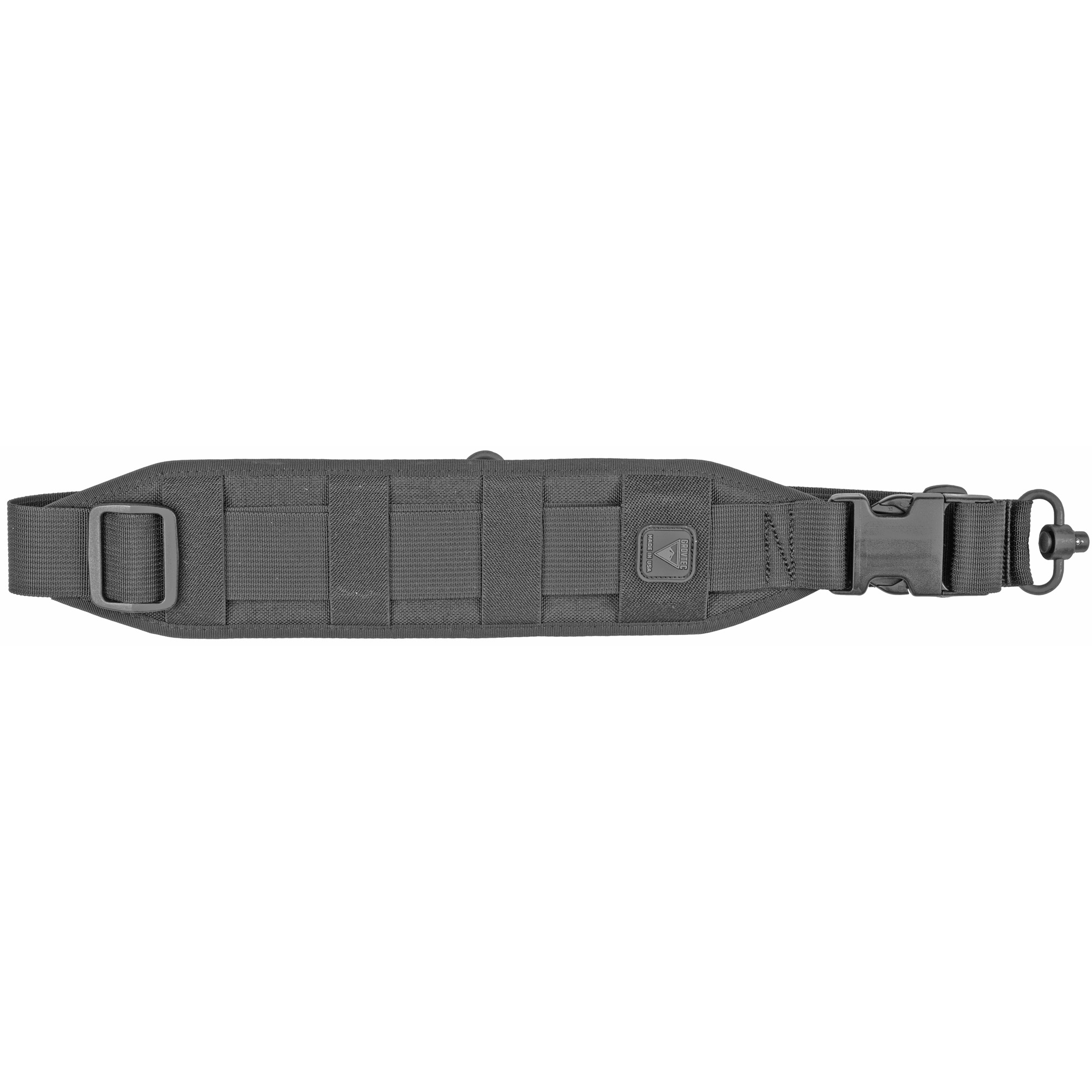 Grovtec Qs Heavy Gunner Sling - Black With Push Button Swivels