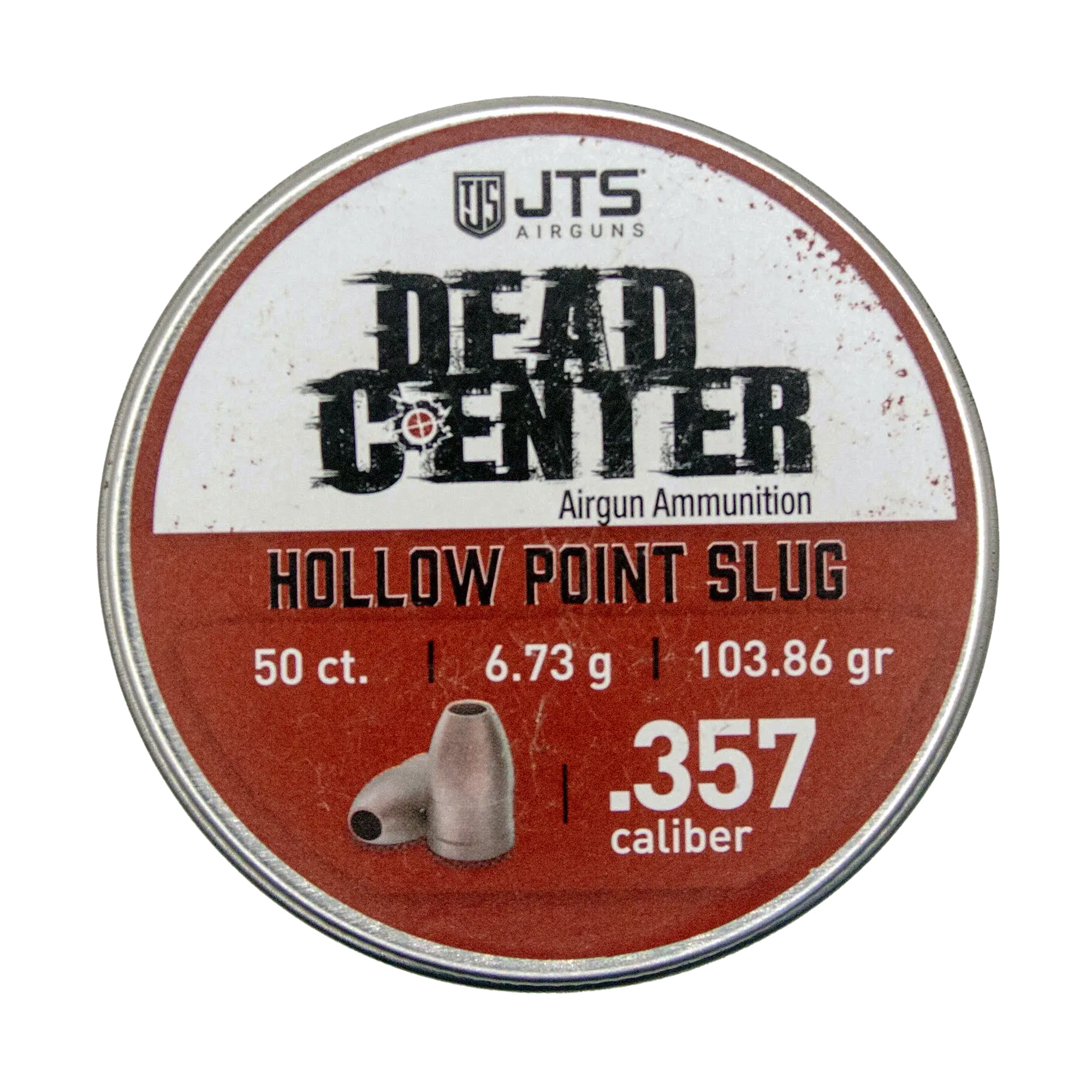 Jts Dead Center Slugs 357 Cal Domed 103.86 Gr 50CT