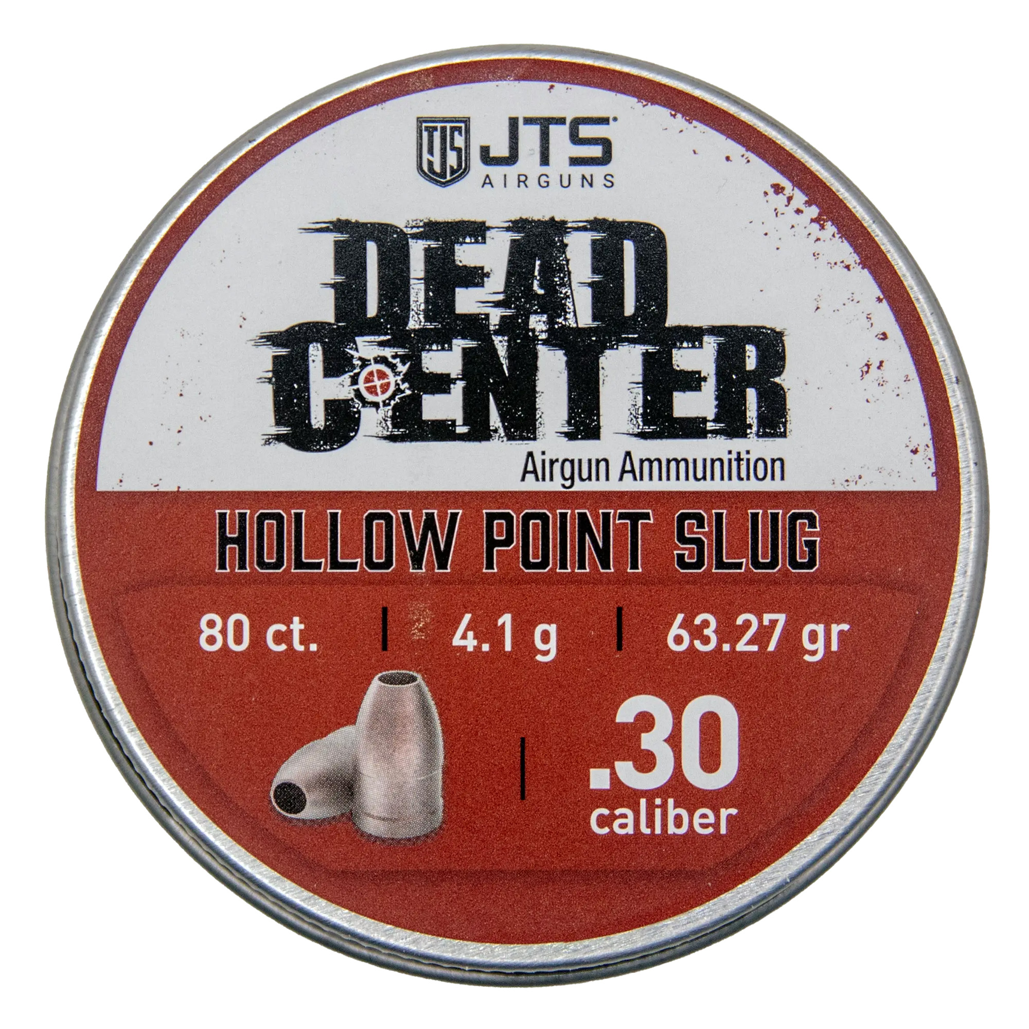 Jts Dead Center Slugs 30 Cal Hollow Point 63.27 Gr 80CT
