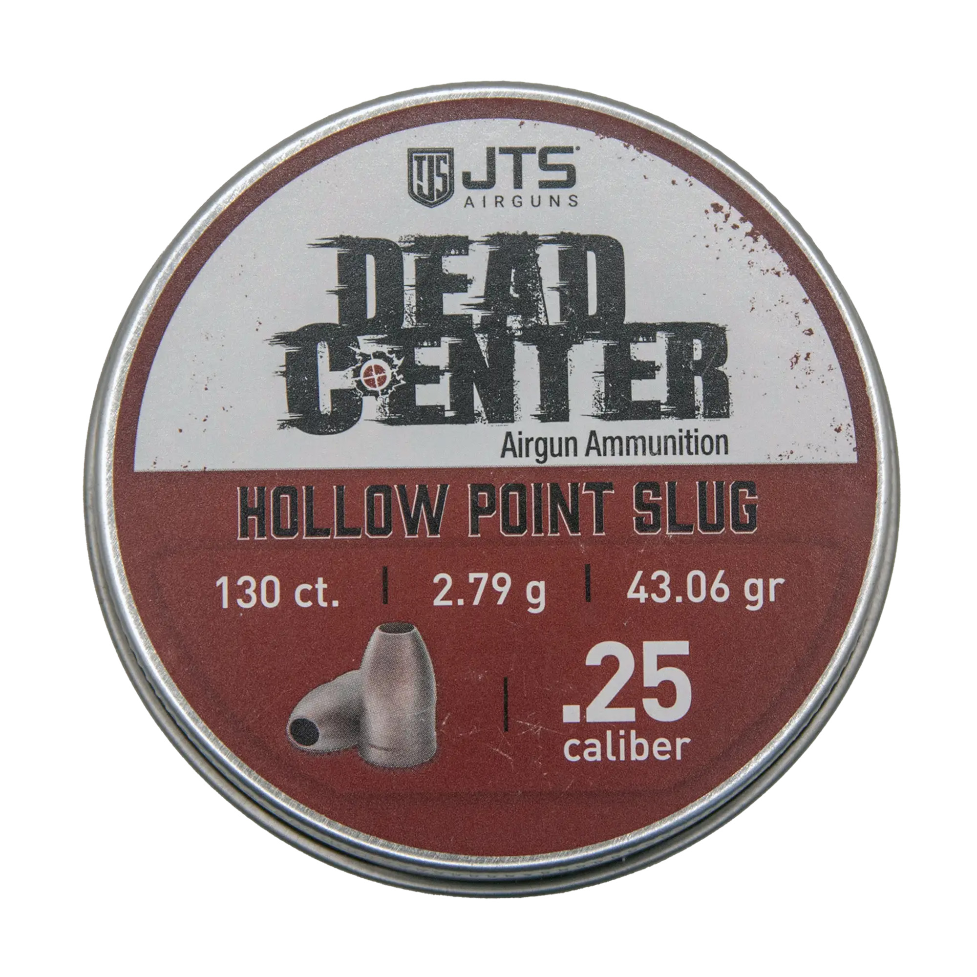 Jts Dead Center Slugs 25 Cal Hollow Point 130CT
