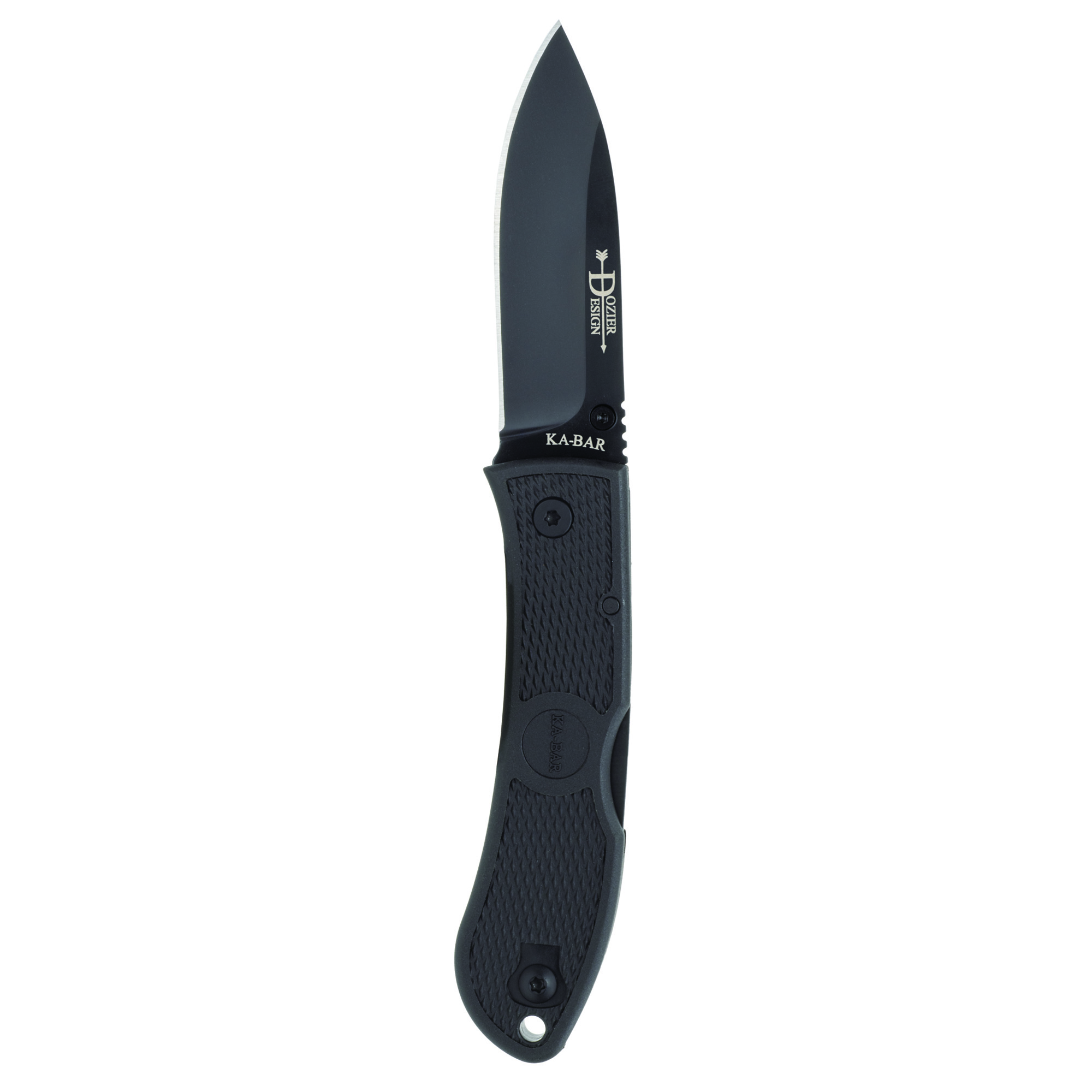 Ka-bar Dozier Folding Hunter 3 Black Folding Knife