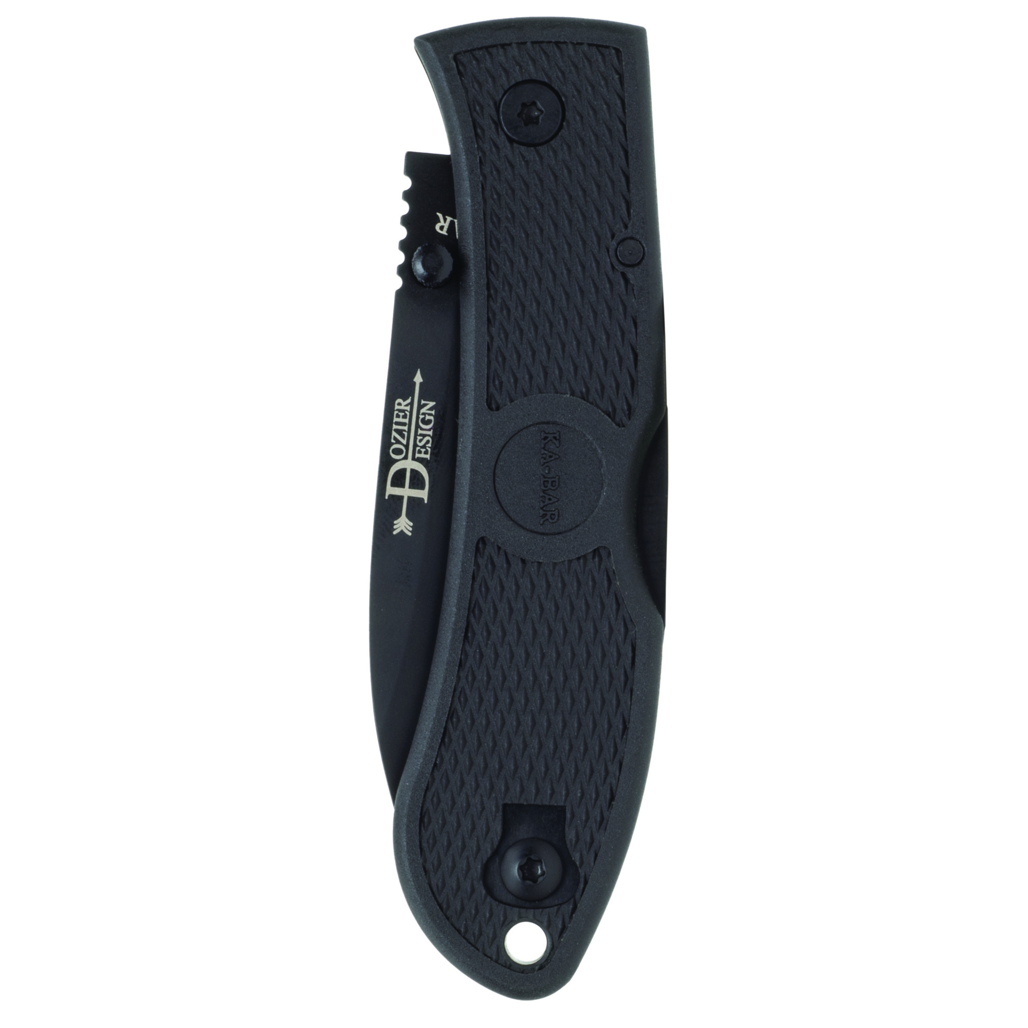 Ka-bar Dozier Folding Hunter 3 Black Folding Knife - Image 3