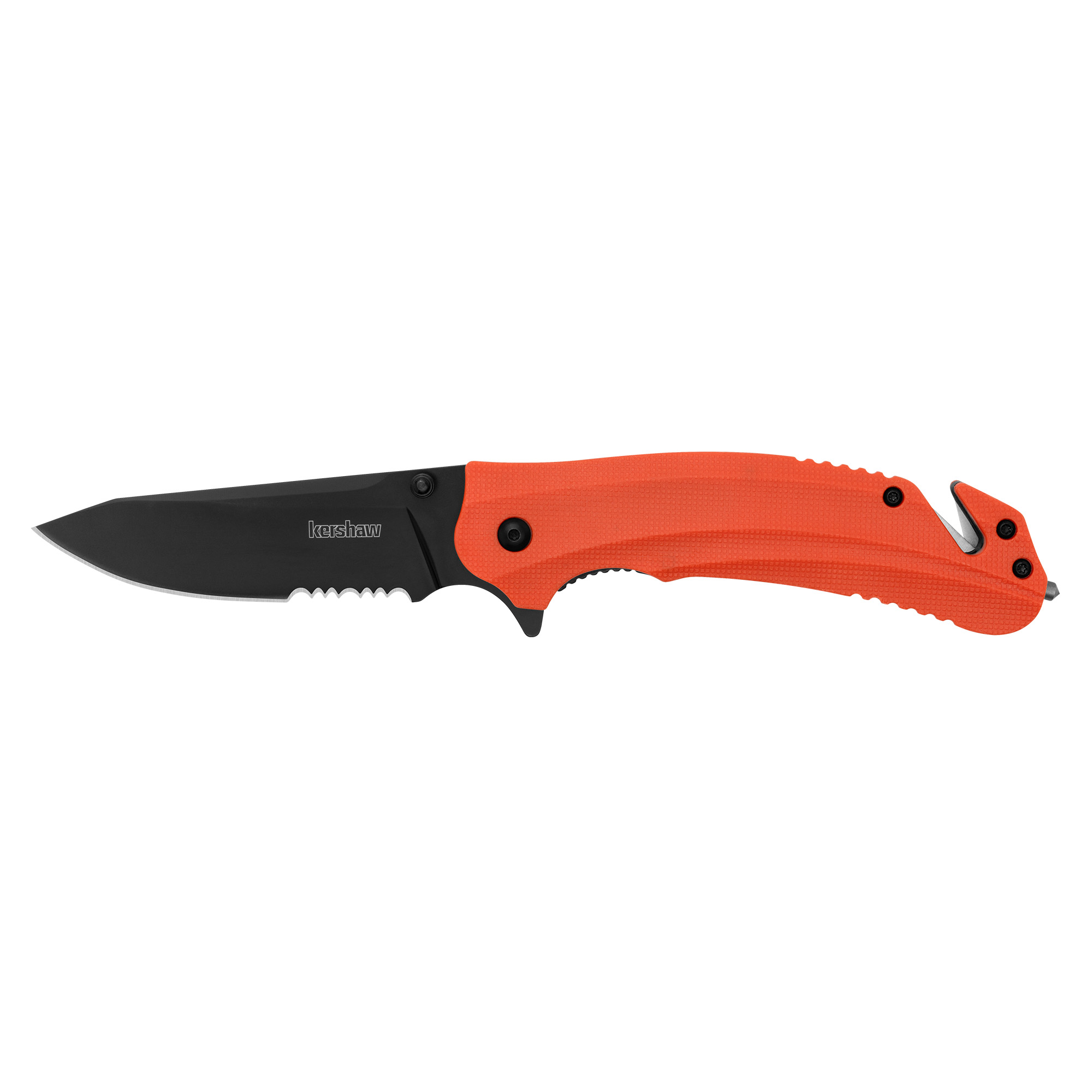 Kershaw Barricade Assisted Folding Knife 3.5 Drop Point Orange