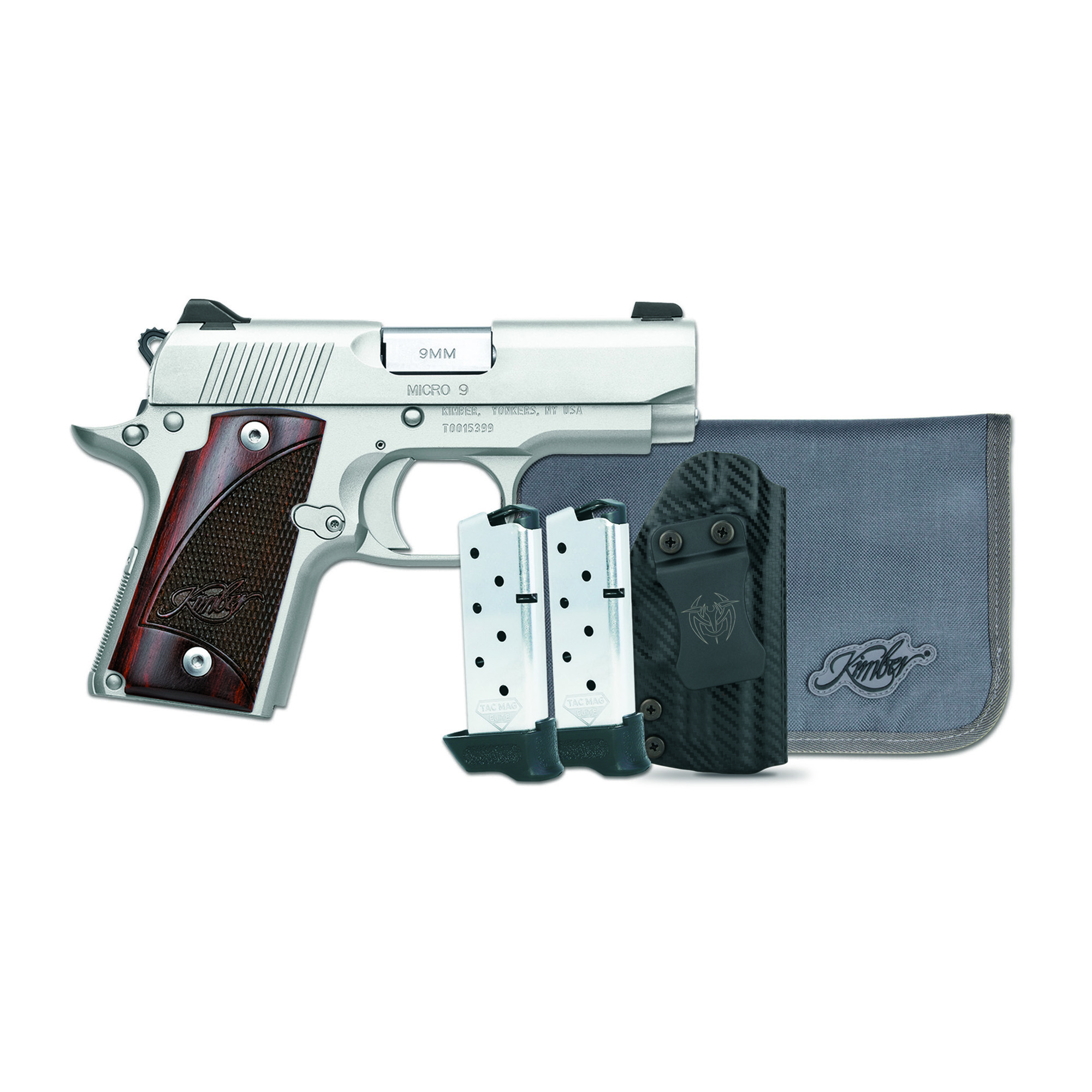 Kimber 3300255 Micro 9 Ss Rswd 9MM 3.15 Rtc