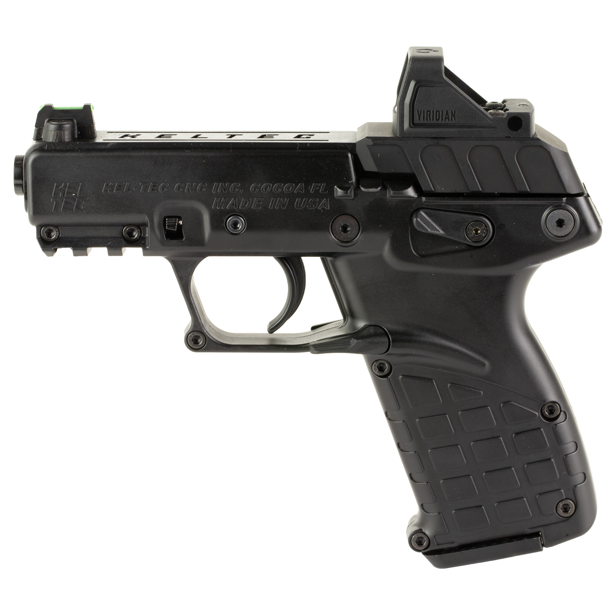 Kel P17 22LR 17RD Blk Grn Dot