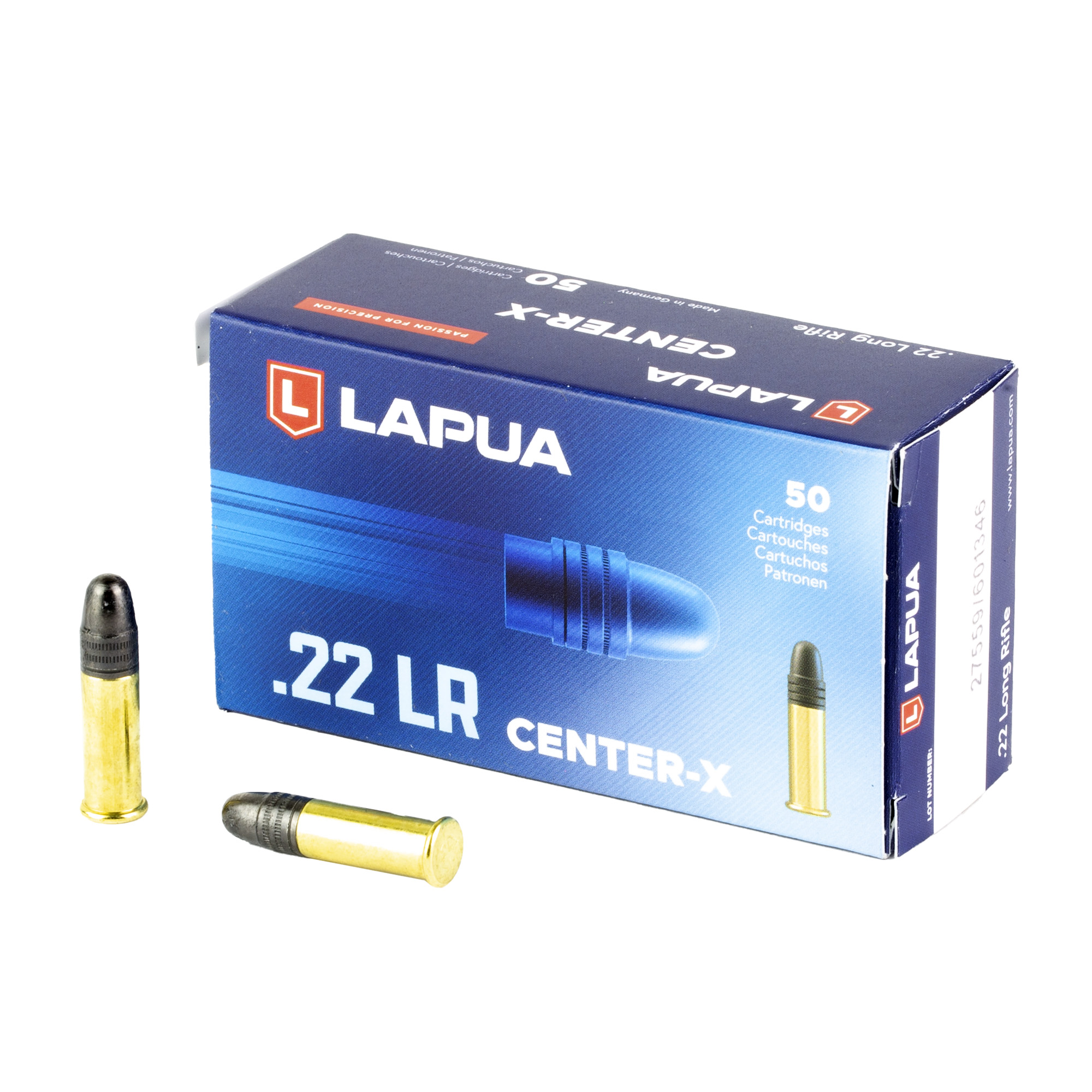Lapua Center-x .22 Lr 40GR 50RD Box