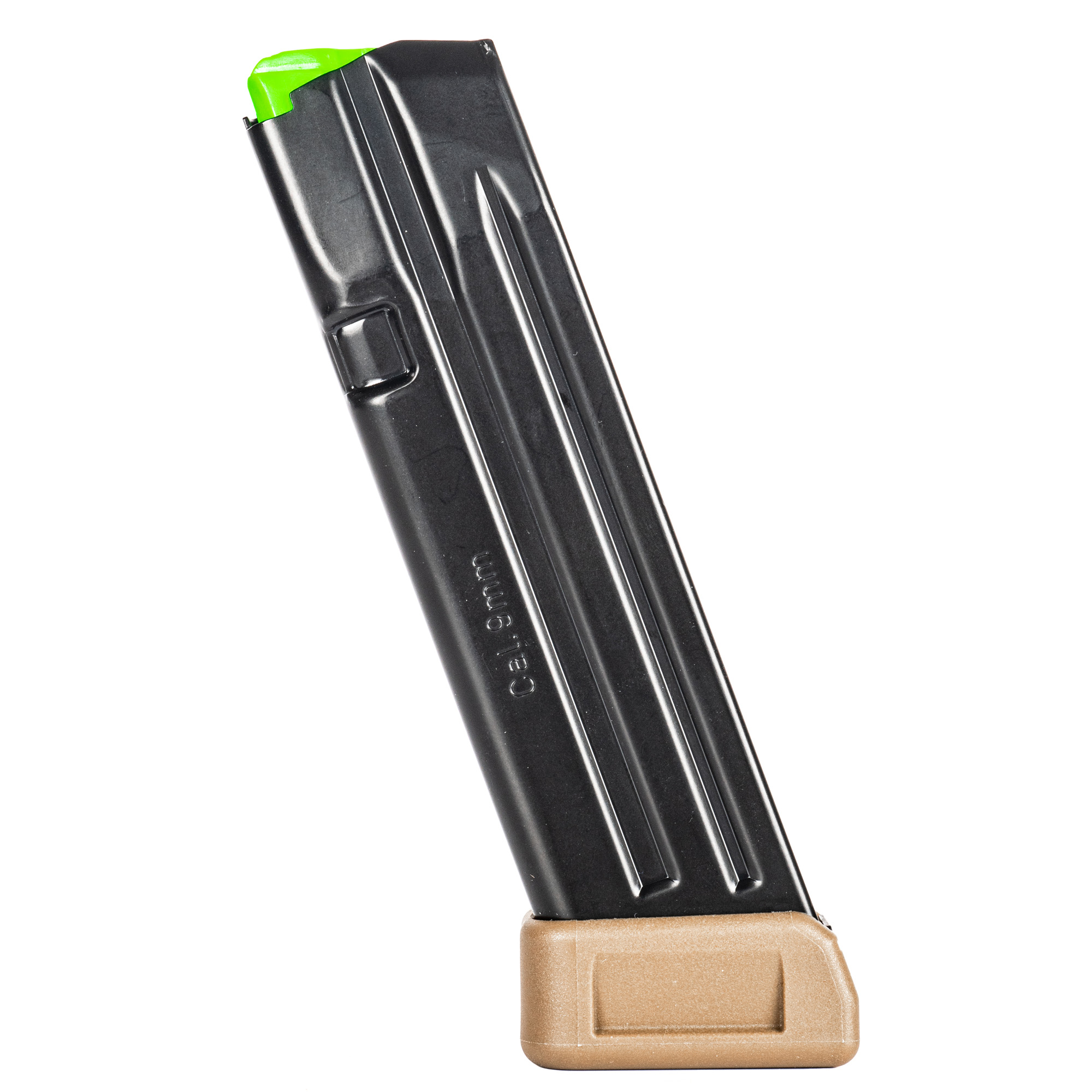 Mec-gar Magazine Glock 17 9MM 20RD Extended Fde