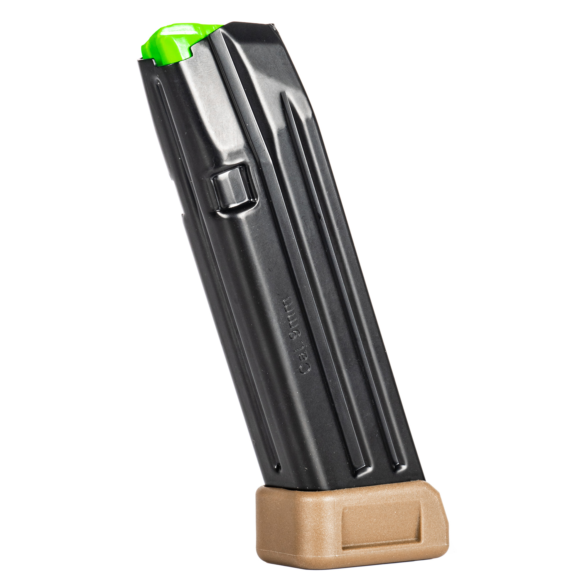 Mec-gar Magazine Glock 17 9MM 20RD Extended Fde - Image 2
