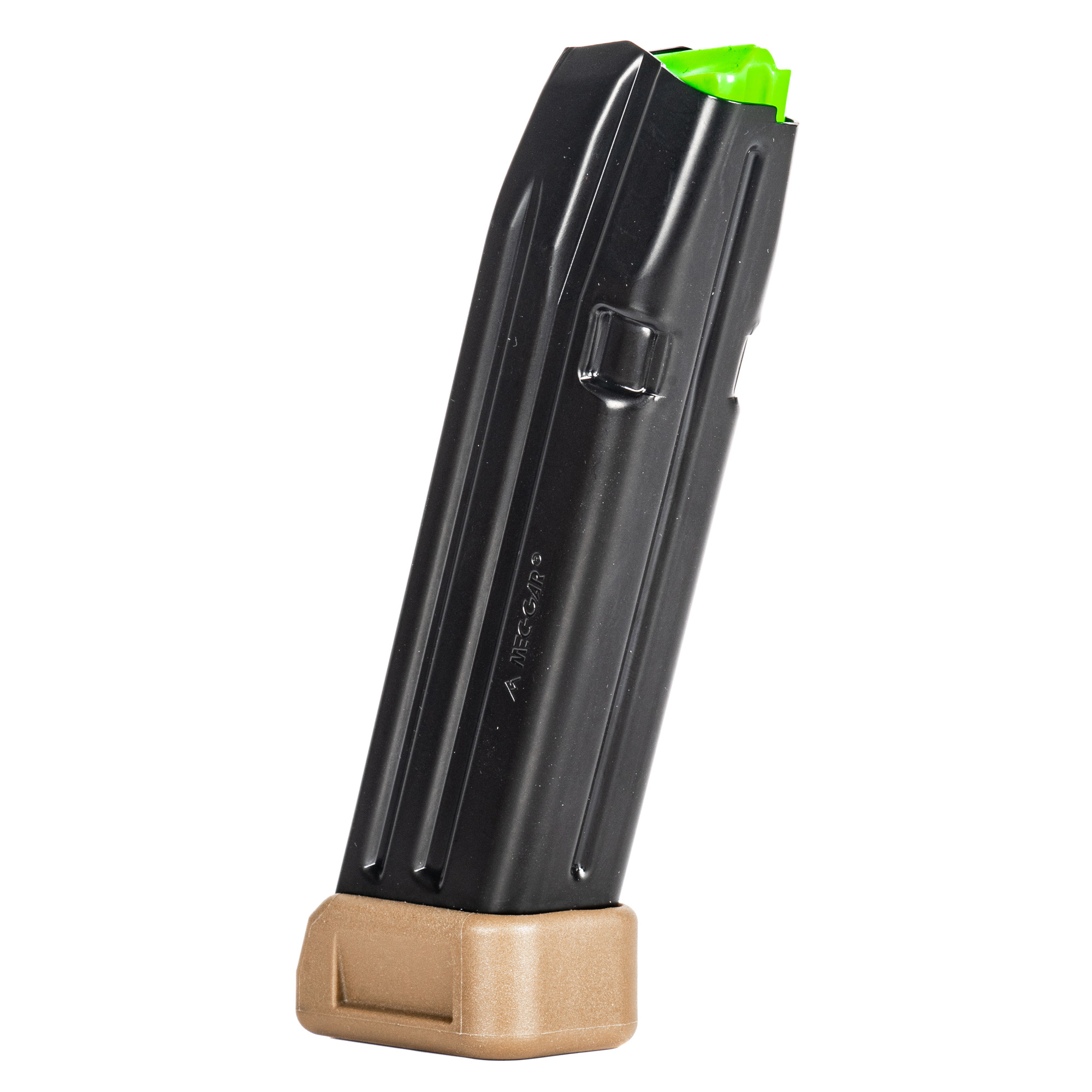 Mec-gar Magazine Glock 17 9MM 20RD Extended Fde - Image 3