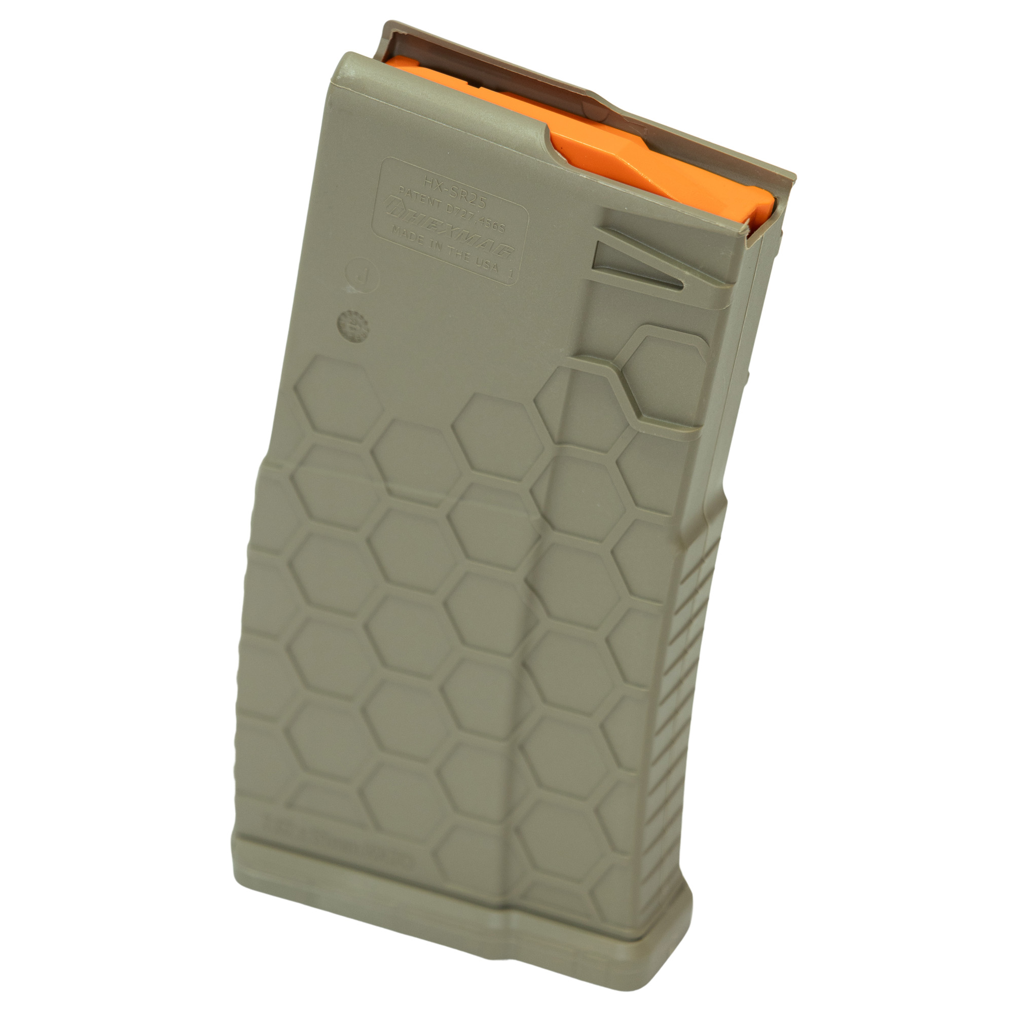 Hexmag 7.62 20RD Magazine Flat Dark Earth