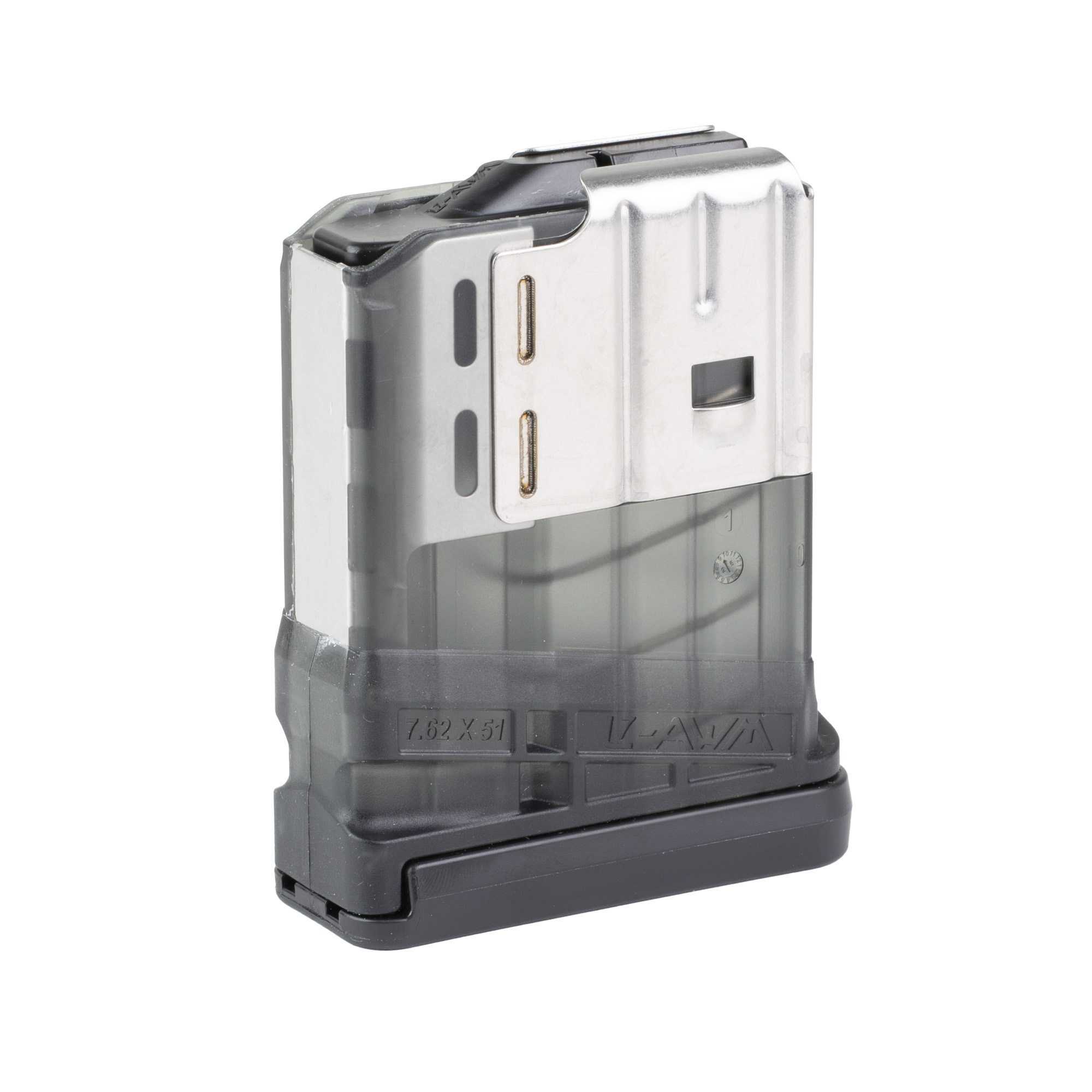 Lancer Magazine L7AWM SR-25 7.62X51 10RD Trans Smoke GEN2