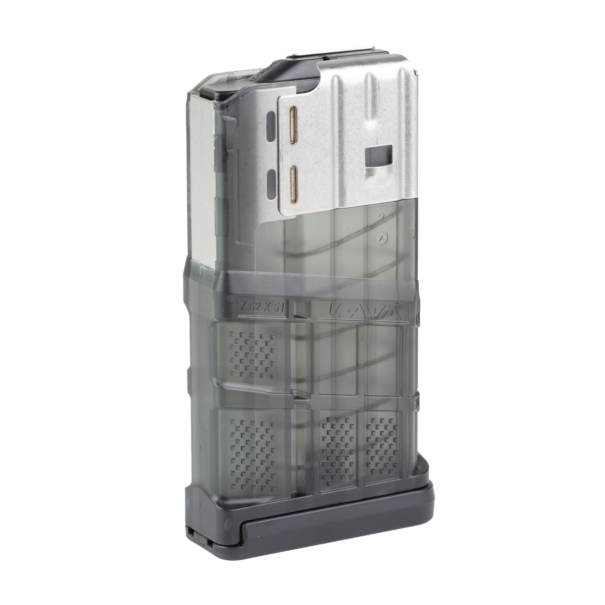 Lancer Magazine L7AWM SR-25 7.62X51 20RD Translucent Smoke Gen 2