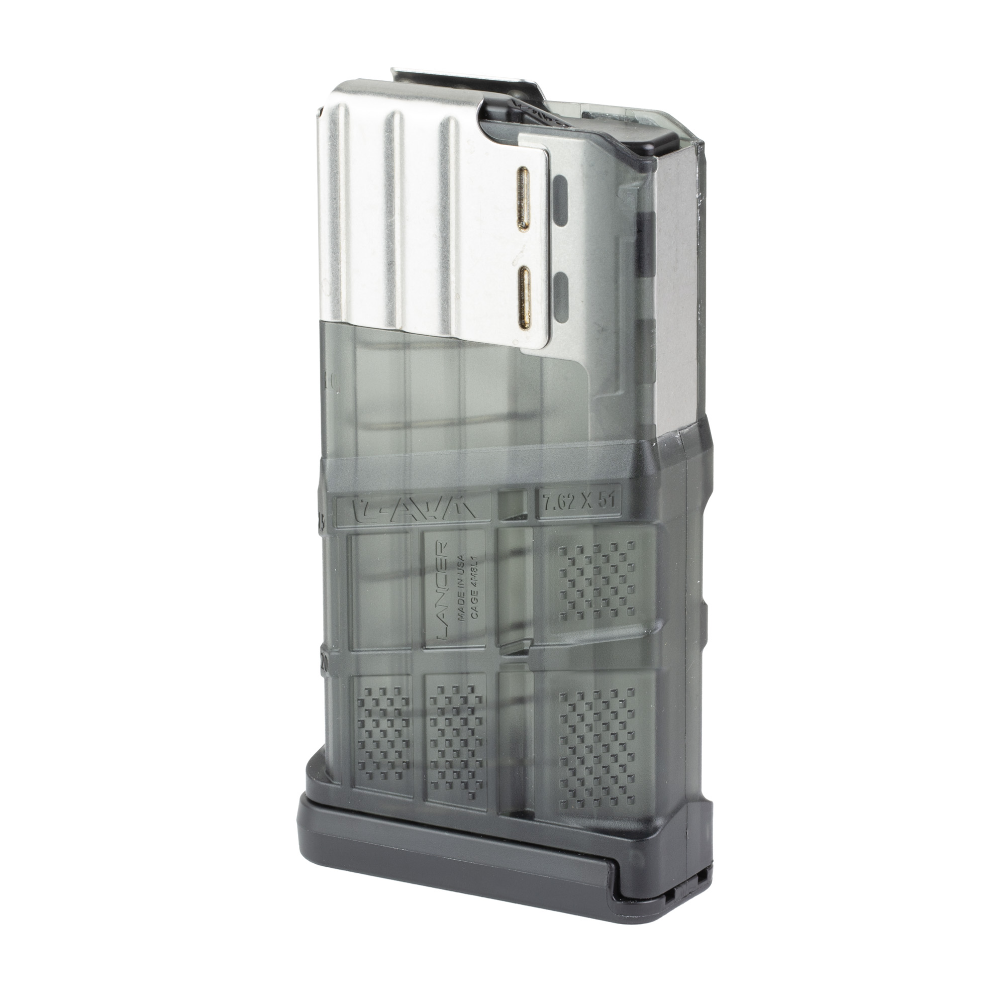 Lancer Magazine L7AWM SR-25 7.62X51 20RD Translucent Smoke Gen 2 - Image 2