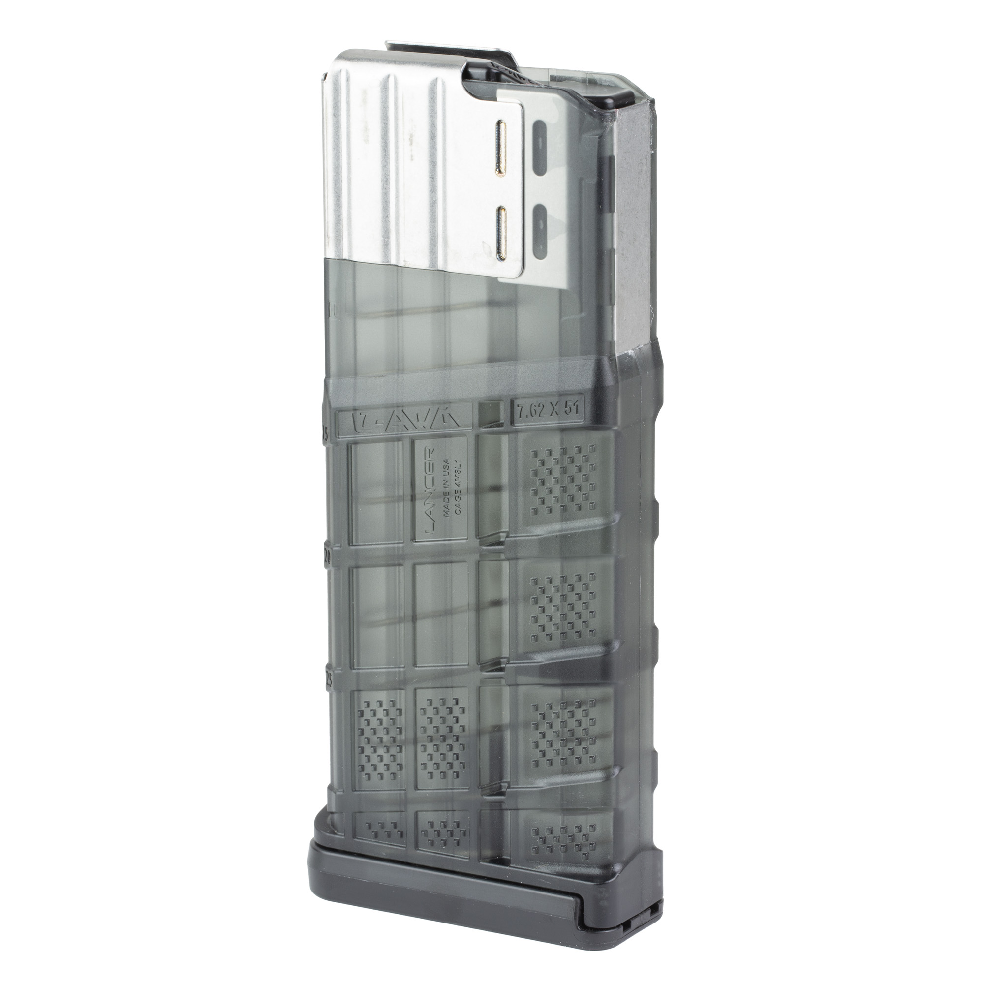 Lancer Magazine L7AWM SR-25 7.62X51 25RD Trans Smoke GEN2 - Image 2