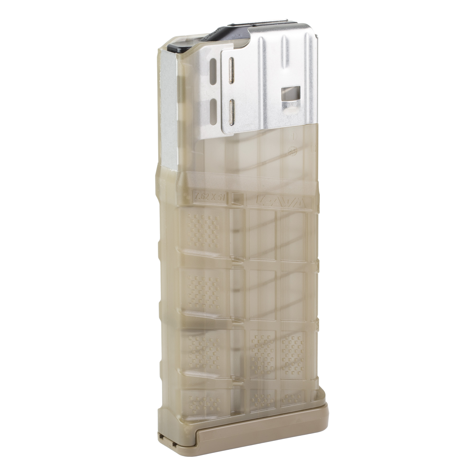 Lancer Magazine L7AWM SR-25 7.62X51 25RD Trans Fde GEN2