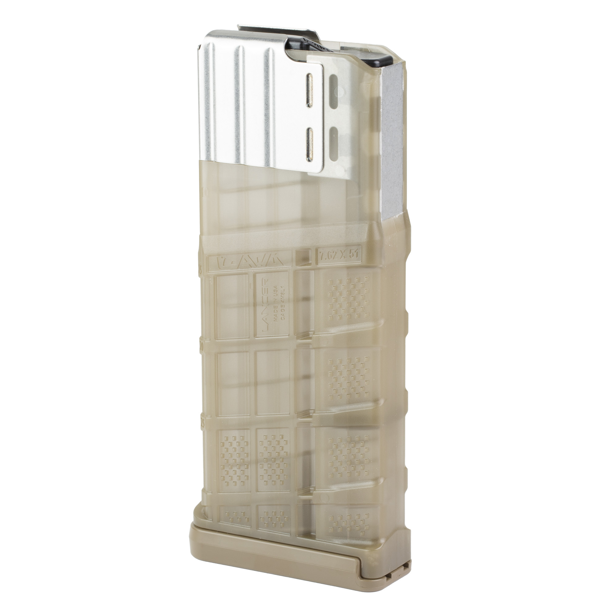 Lancer Magazine L7AWM SR-25 7.62X51 25RD Trans Fde GEN2 - Image 2