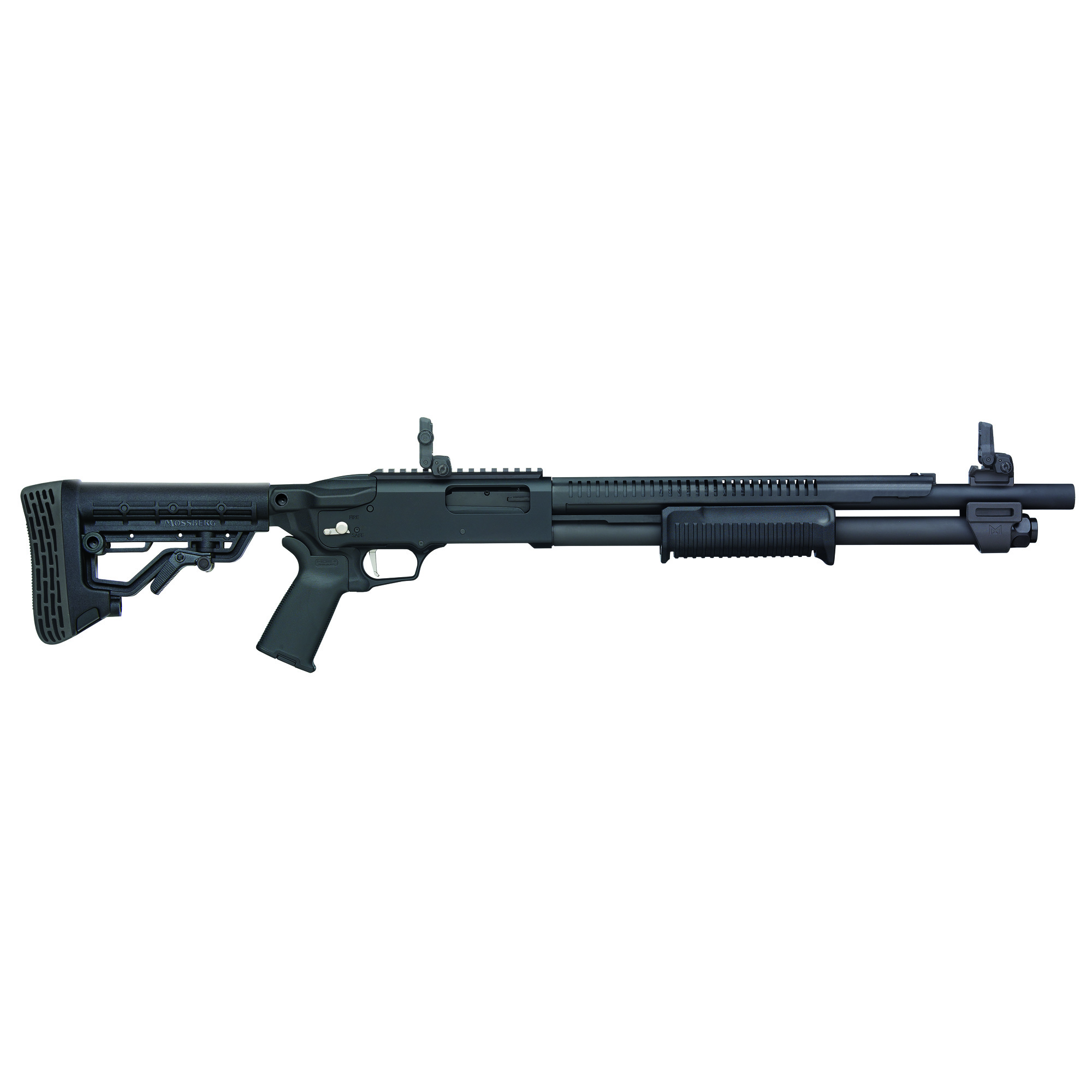 Mossberg 590R 12GA 6+1 Tactical Shotgun Adjustable Stock