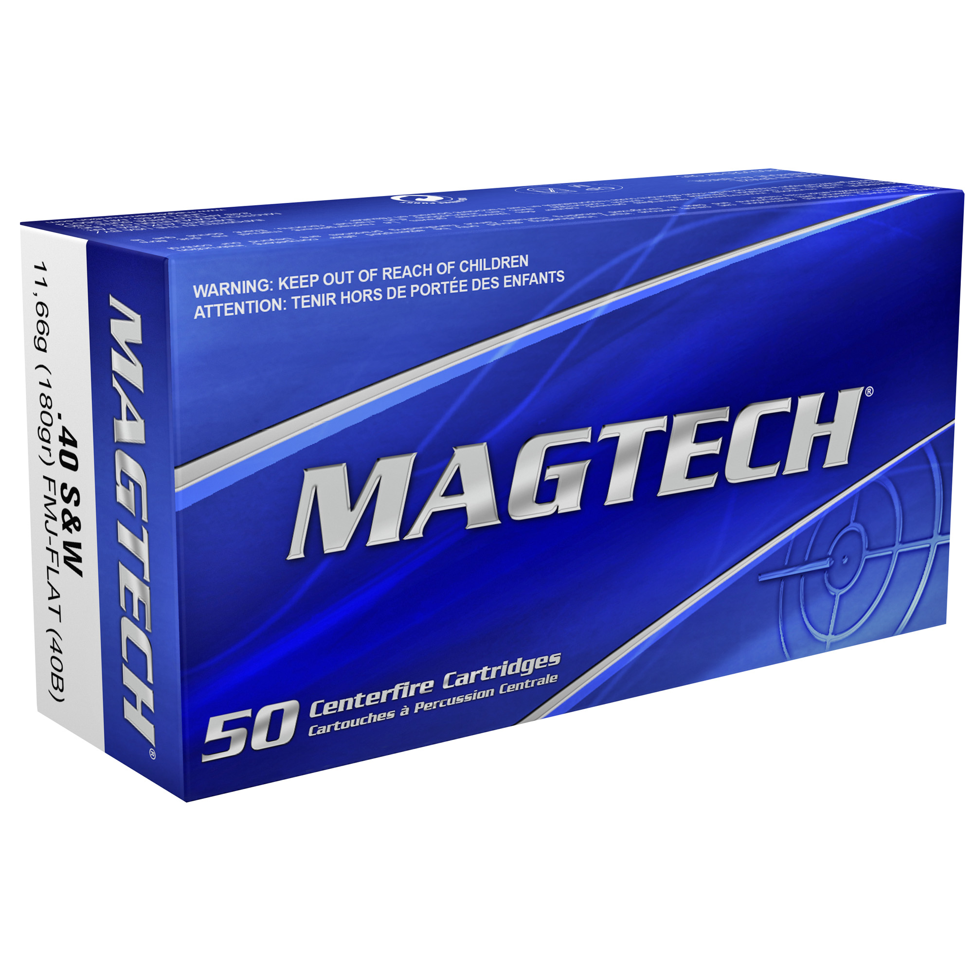 Magtech 40S&W 180GR Fmj 1000RD Case