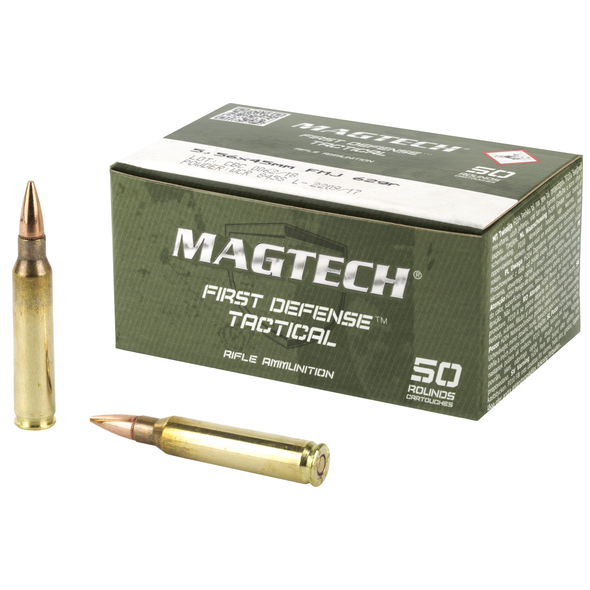 Magtech 5.56 Nato 62 Gr. Fmj 50 Rd.