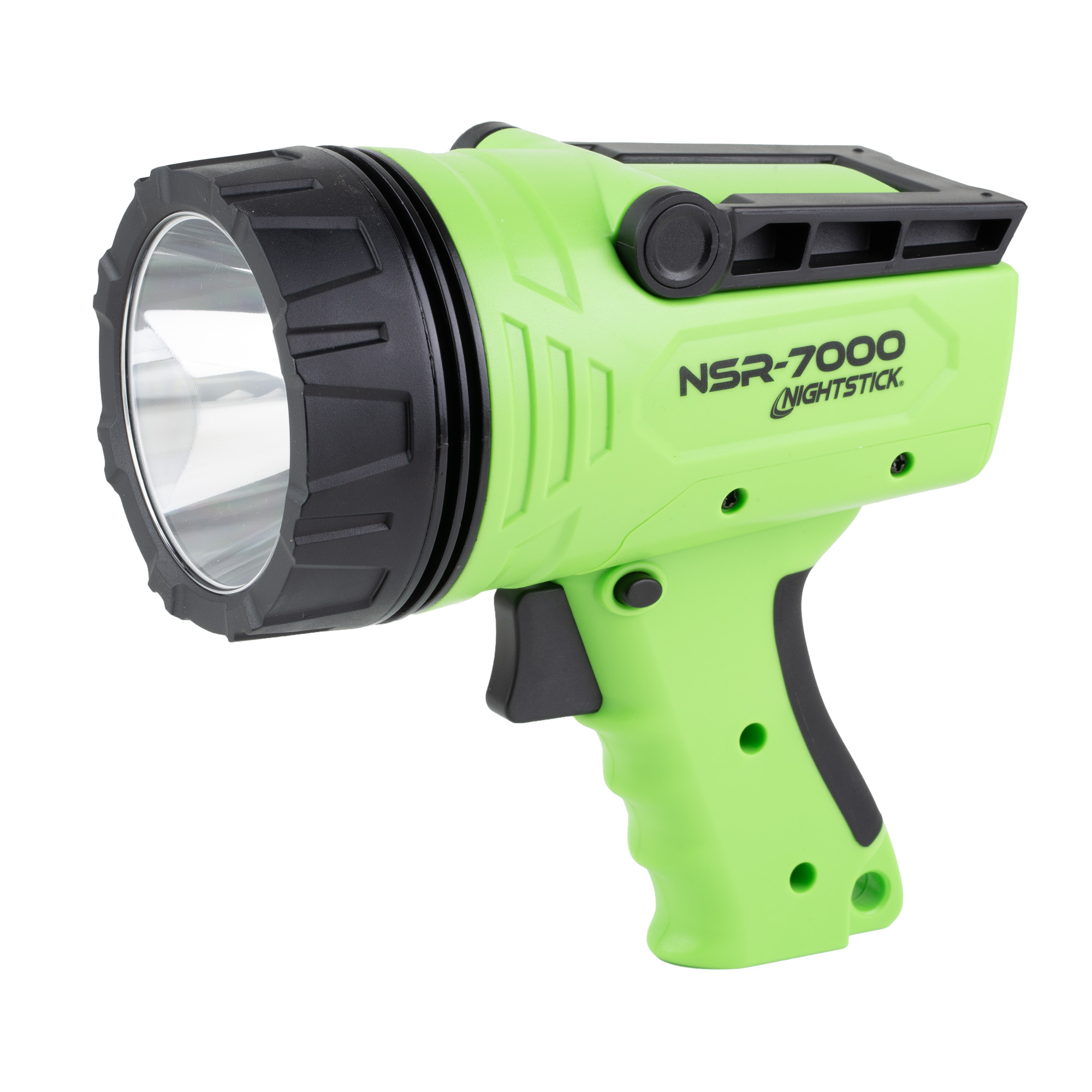 Nightstick Pistol Grip Spotlight 2000 Lumens Rechargeable Green
