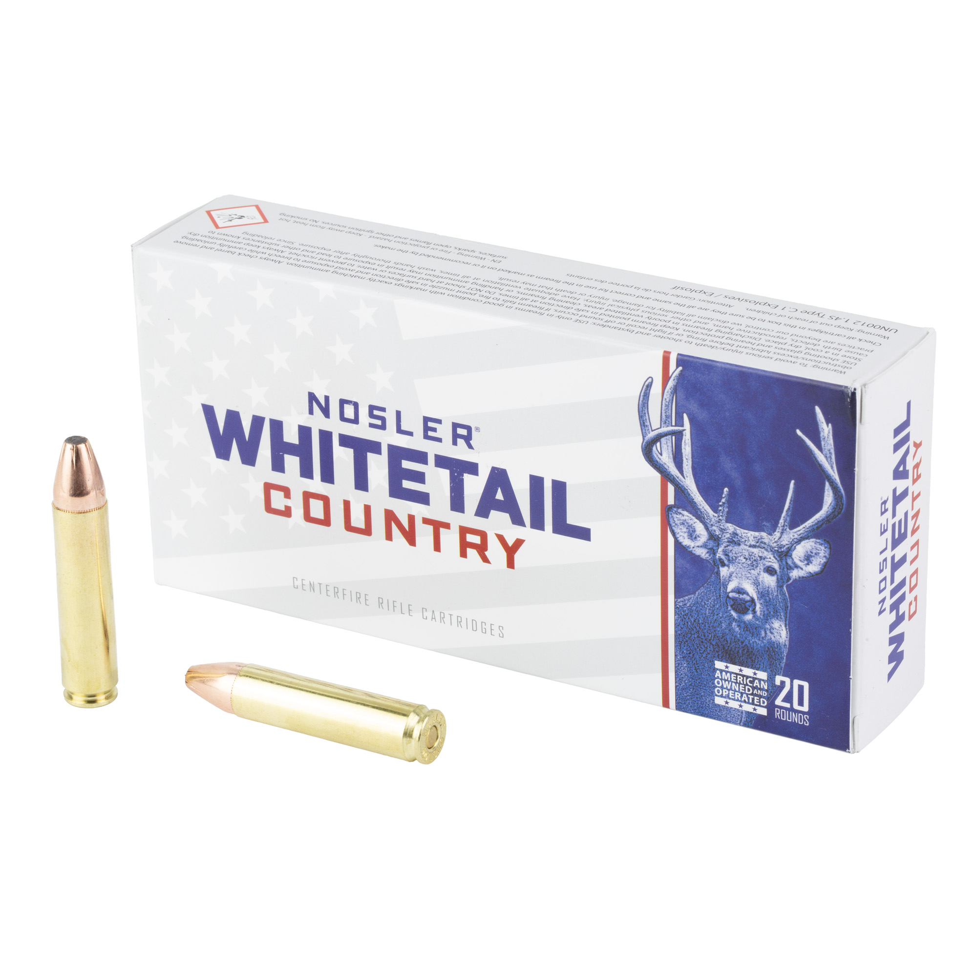 Nosler Whitetail Country 400 Legend 215 Gr. Soft Point 20 Rnds
