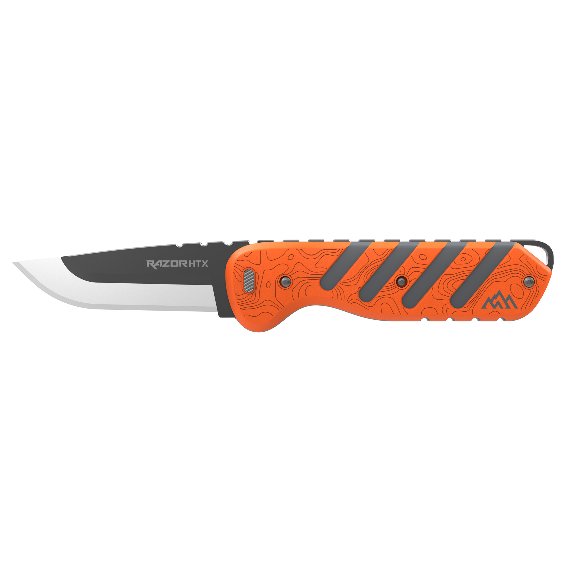 Outdoor Edge Razor Htx 3.5 Folding Knife Gray/orange With Blades