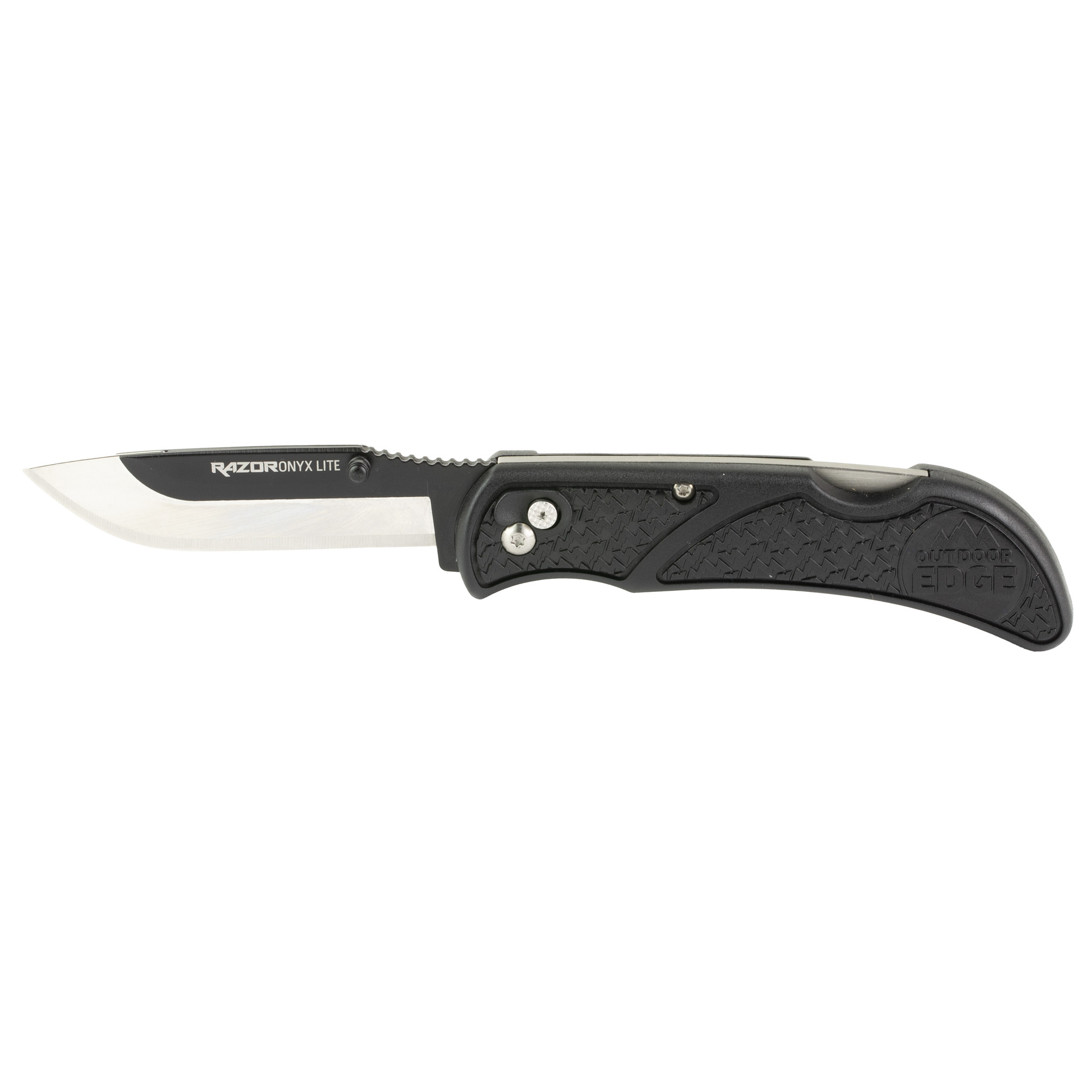 Outdoor Edge Onyx Lite Folding Knife Black - 3 Blade