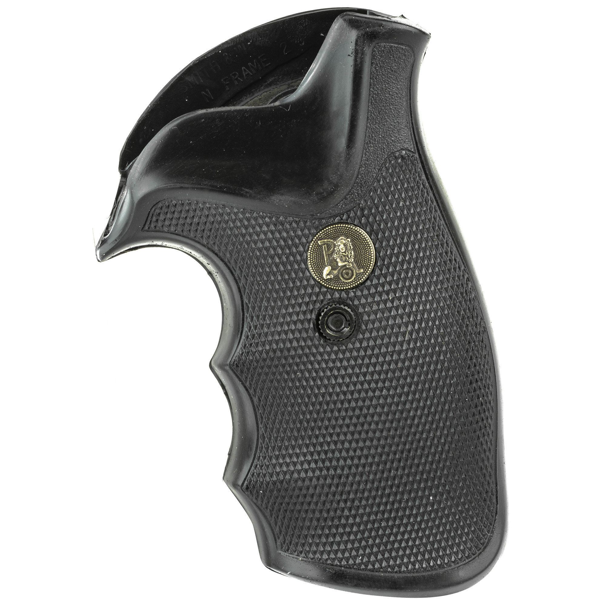 Pachmayr Gripper Pistol Grip for S&w N Frame Square Butt - Black Rubber